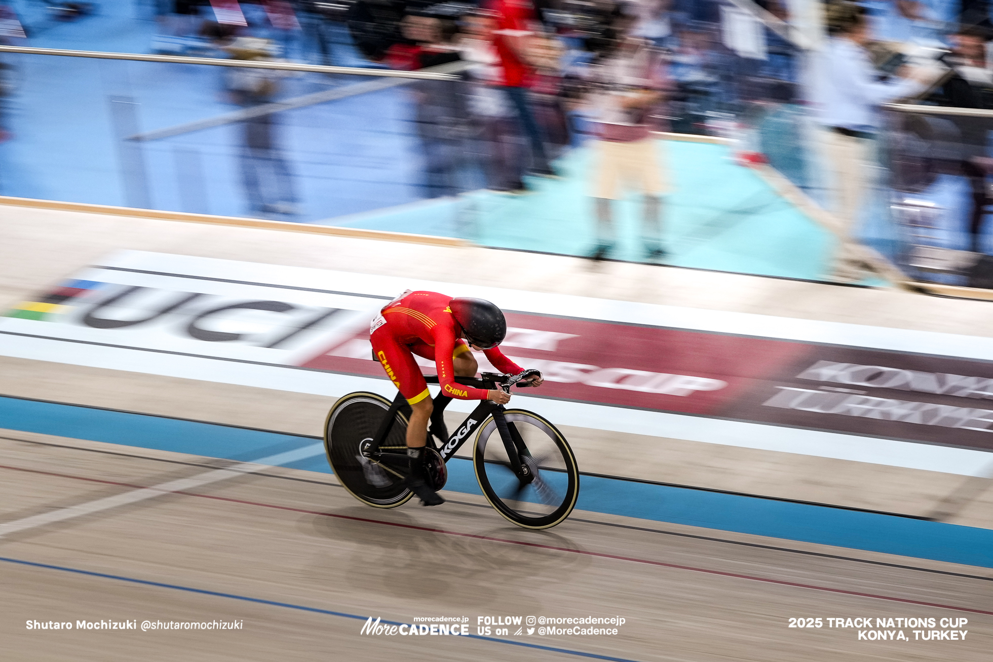 苑丽颖 ユアン・リイン,Yuan Liying, 女子スプリント, WOMEN'S Sprint Qualification 200mFTT,2025トラックネーションズカップ トルコ・コンヤ, 2024 UCI TRACK NATIONS CUP Konya, TUR,