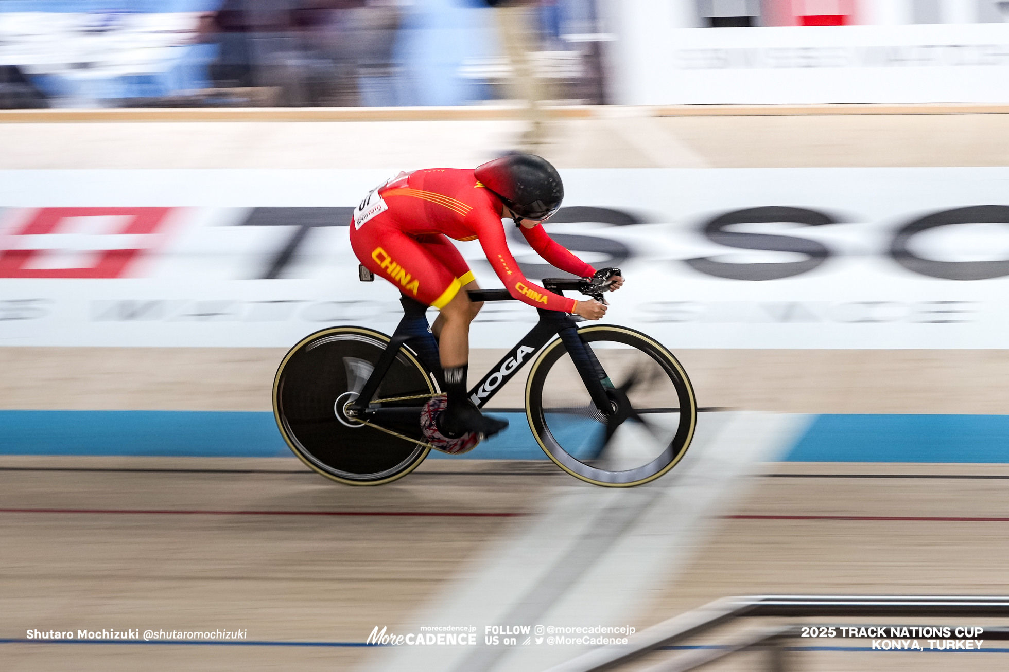 苑丽颖 ユアン・リイン,Yuan Liying, 女子スプリント, WOMEN'S Sprint Qualification 200mFTT,2025トラックネーションズカップ トルコ・コンヤ, 2024 UCI TRACK NATIONS CUP Konya, TUR,