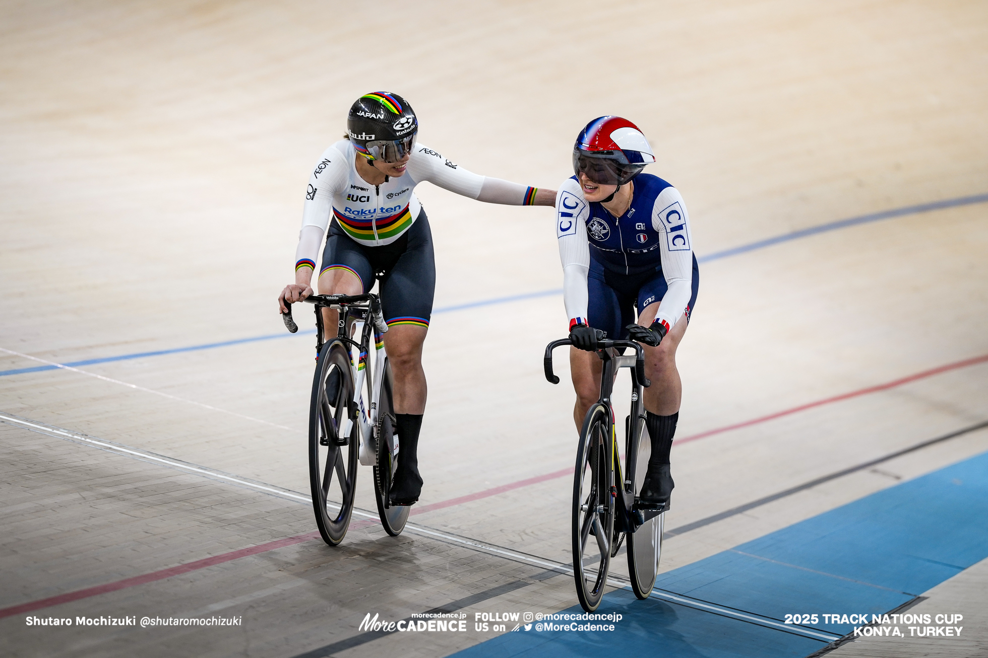 マチルド・グロ,Mathilde Gros,佐藤水菜, SATO MINA,女子ケイリン , Women’s Keirin,2025トラックネーションズカップ トルコ・コンヤ, 2024 UCI TRACK NATIONS CUP Konya, TUR,