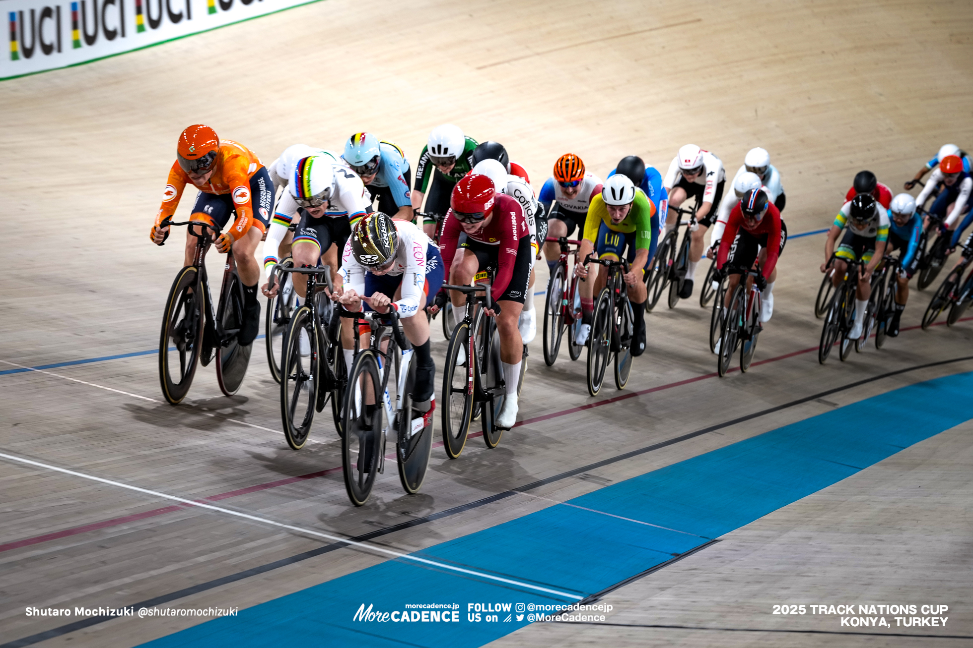 内野艶和, UCHINO Tsuyaka, アリー・ウォラストン,Ally Wollaston,リサ・ファンベル,Lisa van Belle,女子オムニアム, Women’s Omnium,2025トラックネーションズカップ トルコ・コンヤ, 2024 UCI TRACK NATIONS CUP Konya, TUR,