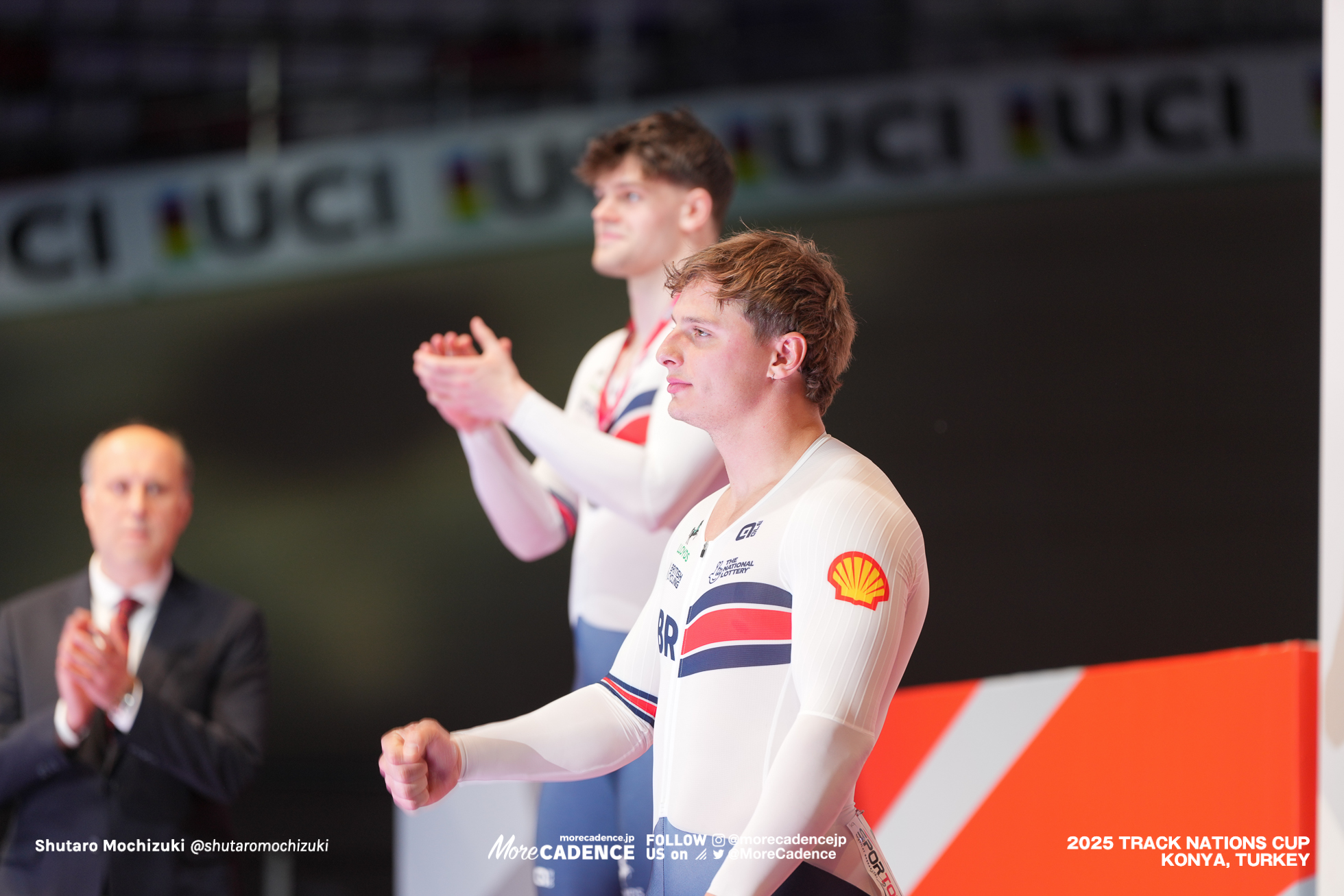 マシュー・リチャードソン,Matthew Richardson,ハリー・レンディンガム ホーン,Harry Ledingham-Horn,男子スプリント, MEN'S Sprint Qualification 200mFTT,2025トラックネーションズカップ トルコ・コンヤ, 2024 UCI TRACK NATIONS CUP Konya, TUR,