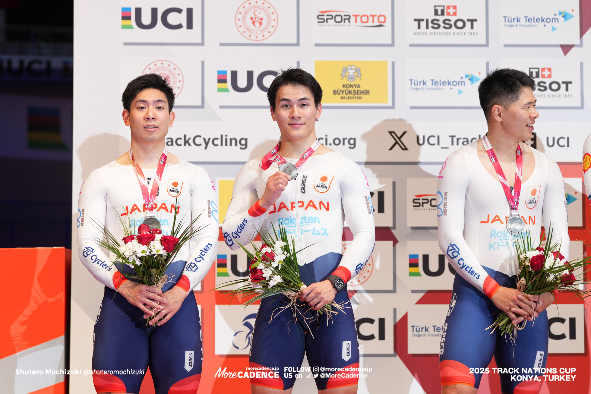 長迫吉拓, NAGASAKO Yoshitaku, 太田海也, OTA Kaiya, 小原佑太 ,Yuta Obara,JPN, 男子チームスプリント,MEN'S Team Sprint Qualification,2025トラックネーションズカップ トルコ・コンヤ, 2024 UCI TRACK NATIONS CUP Konya, TUR,