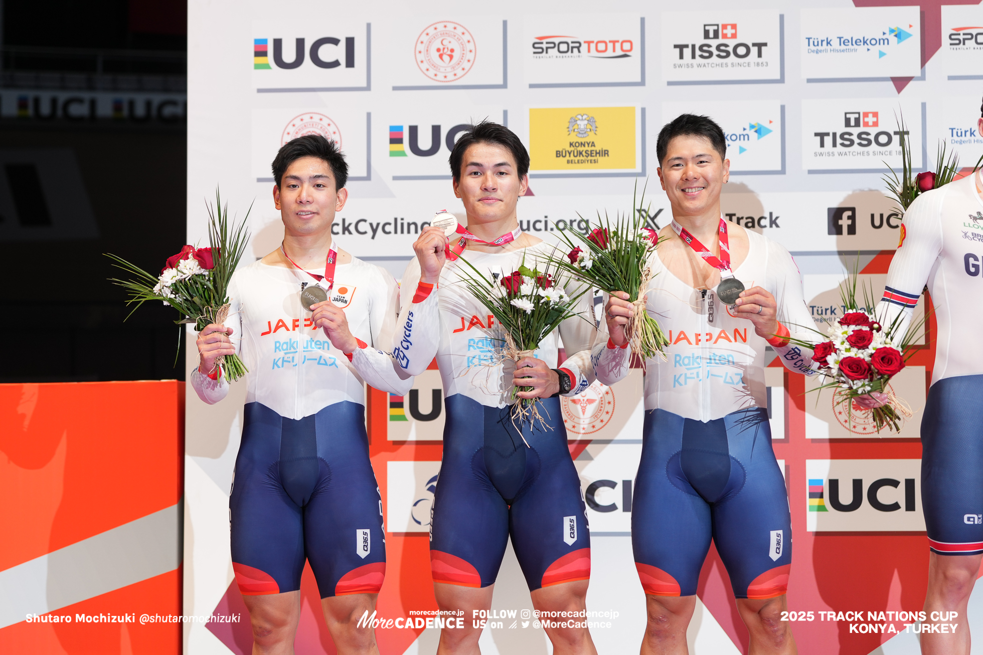 長迫吉拓, NAGASAKO Yoshitaku, 太田海也, OTA Kaiya, 小原佑太 ,Yuta Obara,JPN, 男子チームスプリント,MEN'S Team Sprint Qualification,2025トラックネーションズカップ トルコ・コンヤ, 2024 UCI TRACK NATIONS CUP Konya, TUR,