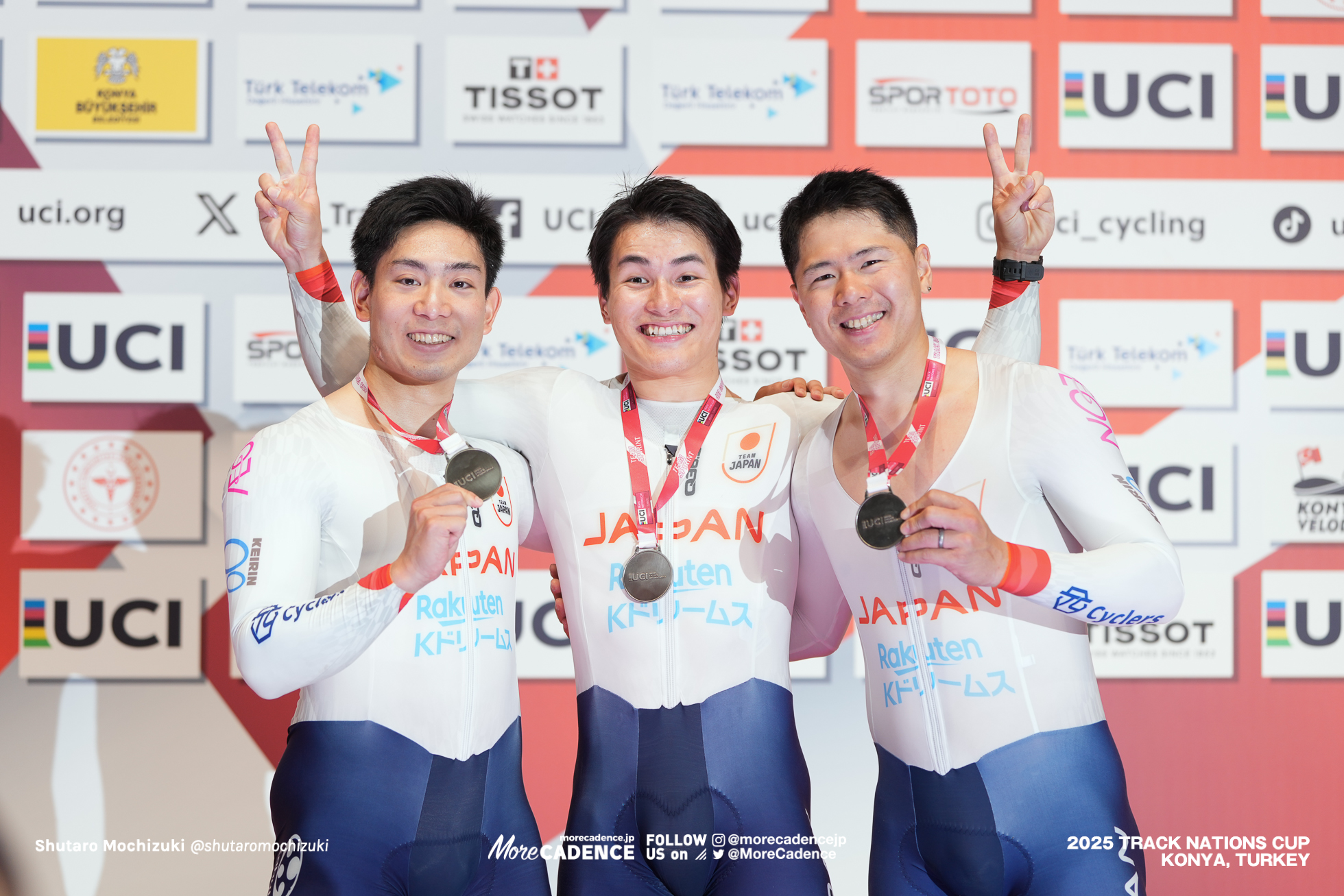 長迫吉拓, NAGASAKO Yoshitaku, 太田海也, OTA Kaiya, 小原佑太 ,Yuta Obara,JPN, 男子チームスプリント,MEN'S Team Sprint Qualification,2025トラックネーションズカップ トルコ・コンヤ, 2024 UCI TRACK NATIONS CUP Konya, TUR,