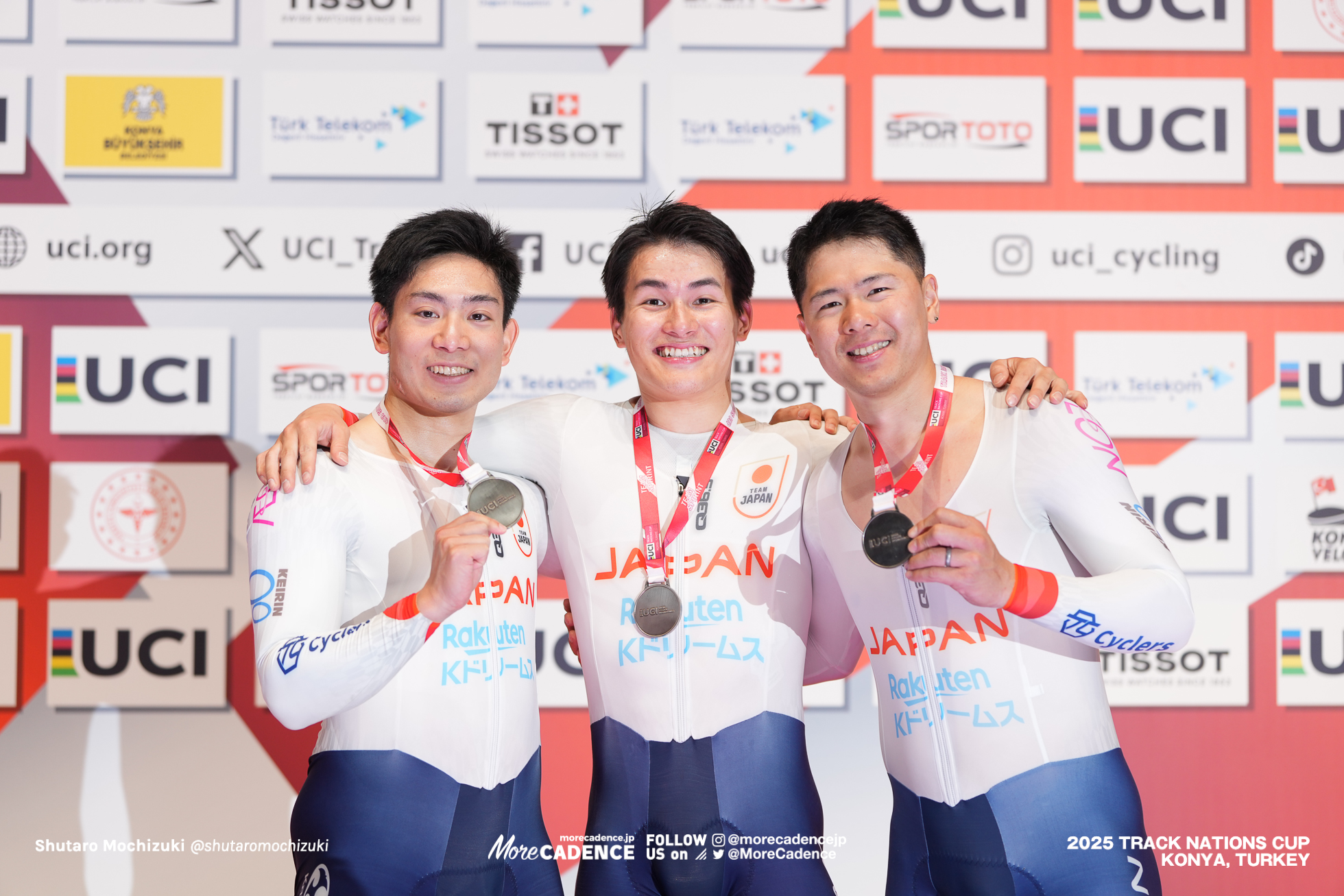 長迫吉拓, NAGASAKO Yoshitaku, 太田海也, OTA Kaiya, 小原佑太 ,Yuta Obara,JPN, 男子チームスプリント,MEN'S Team Sprint Qualification,2025トラックネーションズカップ トルコ・コンヤ, 2024 UCI TRACK NATIONS CUP Konya, TUR,