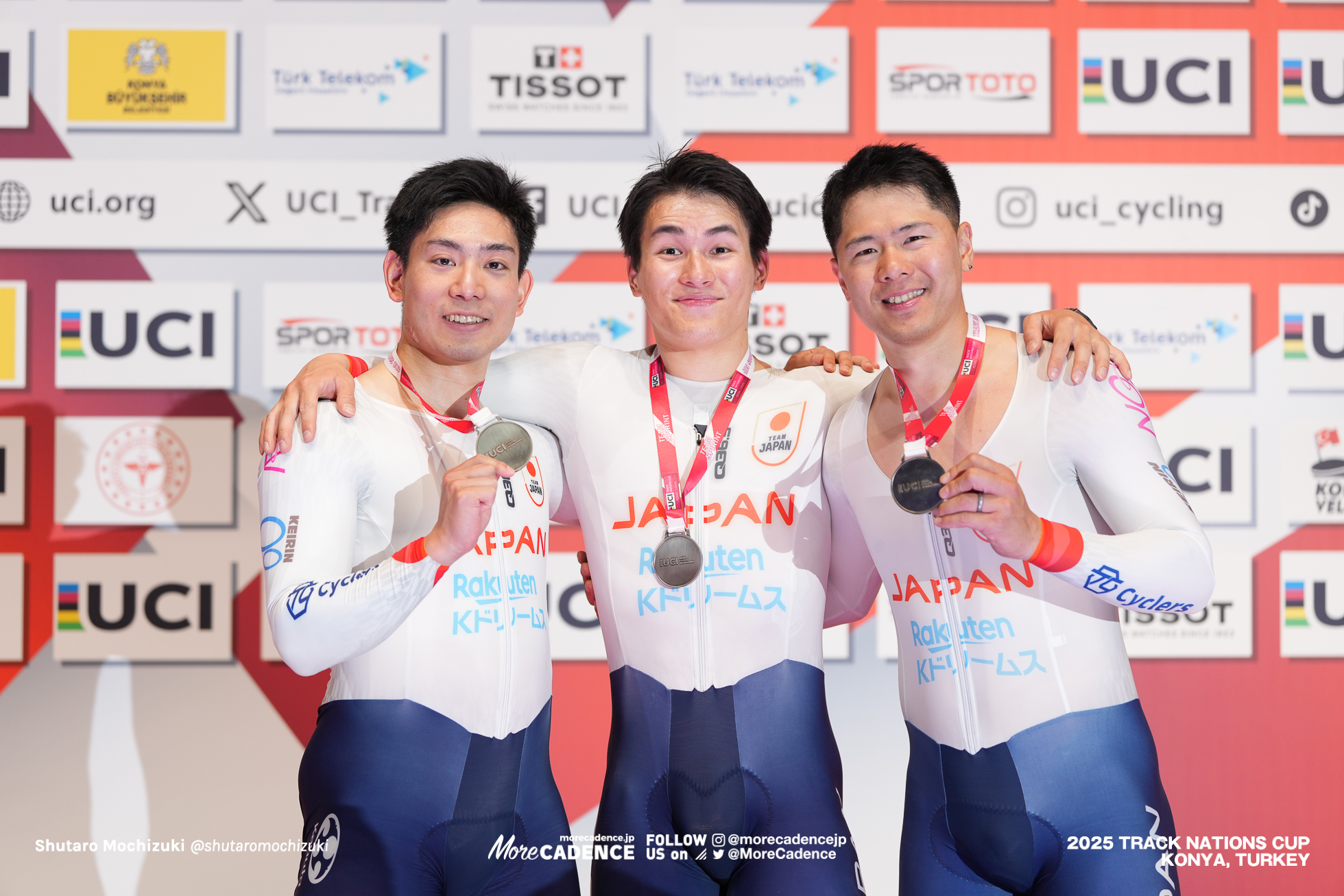 長迫吉拓, NAGASAKO Yoshitaku, 太田海也, OTA Kaiya, 小原佑太 ,Yuta Obara,JPN, 男子チームスプリント,MEN'S Team Sprint Qualification,2025トラックネーションズカップ トルコ・コンヤ, 2024 UCI TRACK NATIONS CUP Konya, TUR,