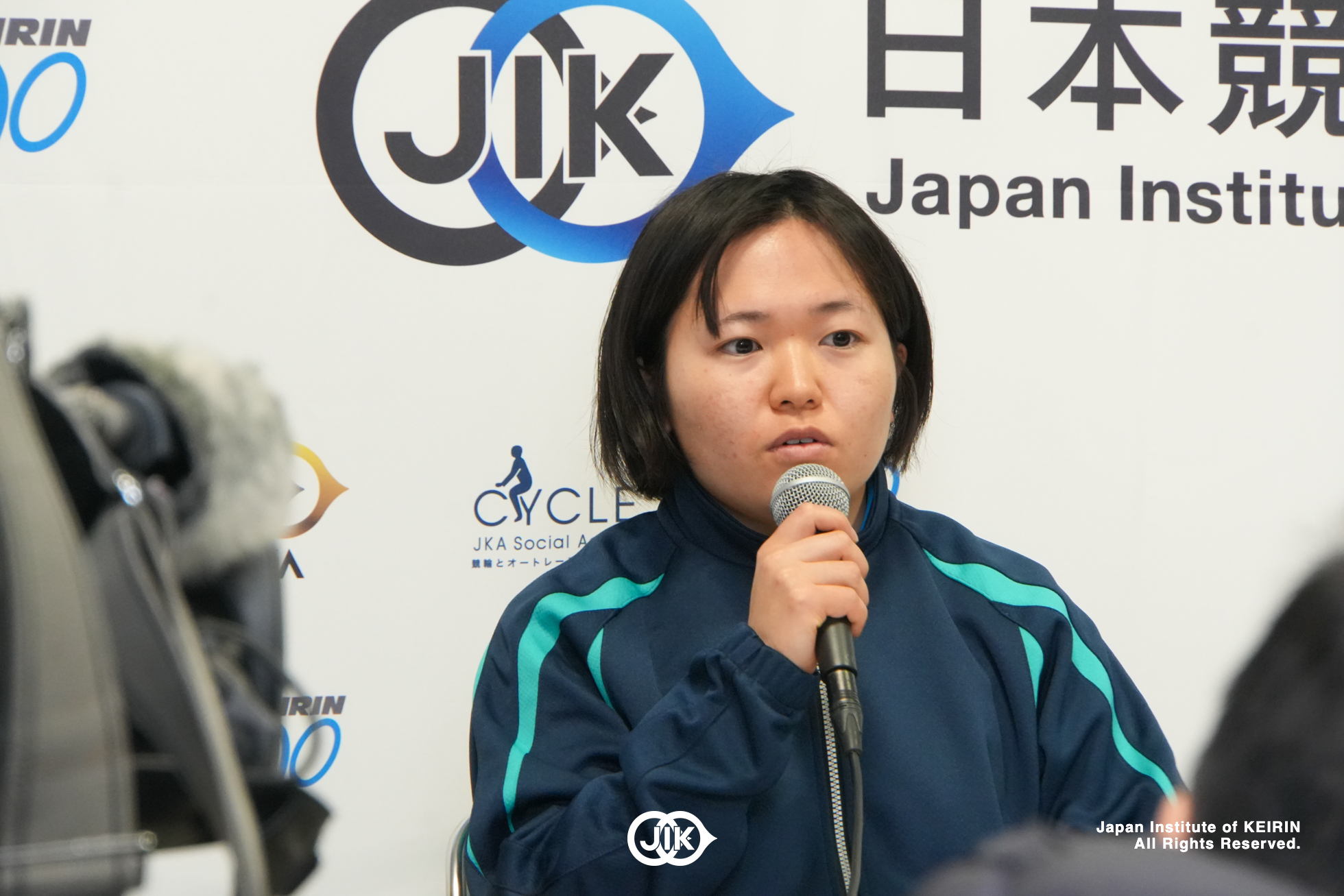 岩元杏奈, 共同記者会見, 日本競輪選手養成所 第127・128回生卒業記念レース, 静岡競輪場