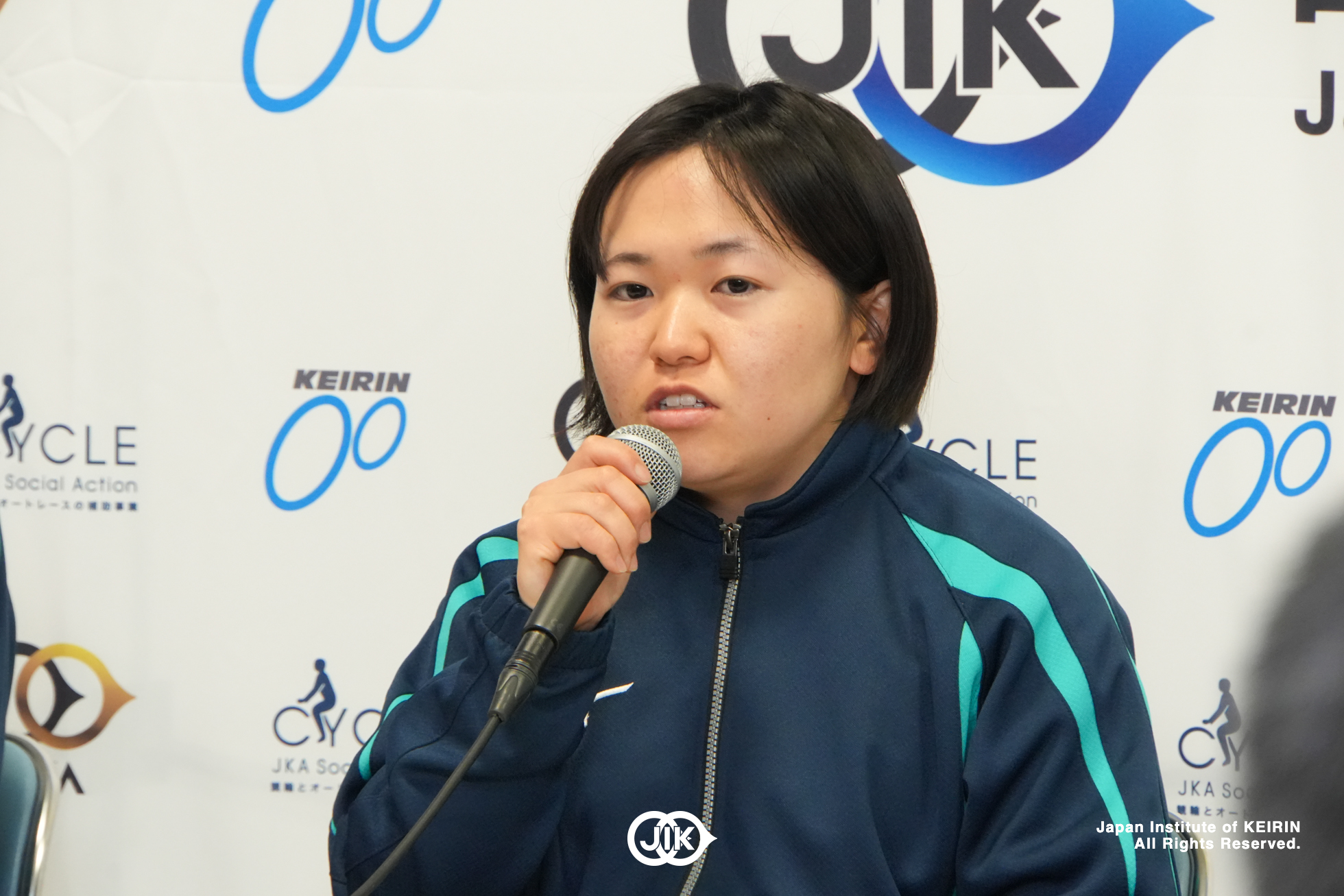 岩元杏奈, 共同記者会見, 日本競輪選手養成所 第127・128回生卒業記念レース, 静岡競輪場