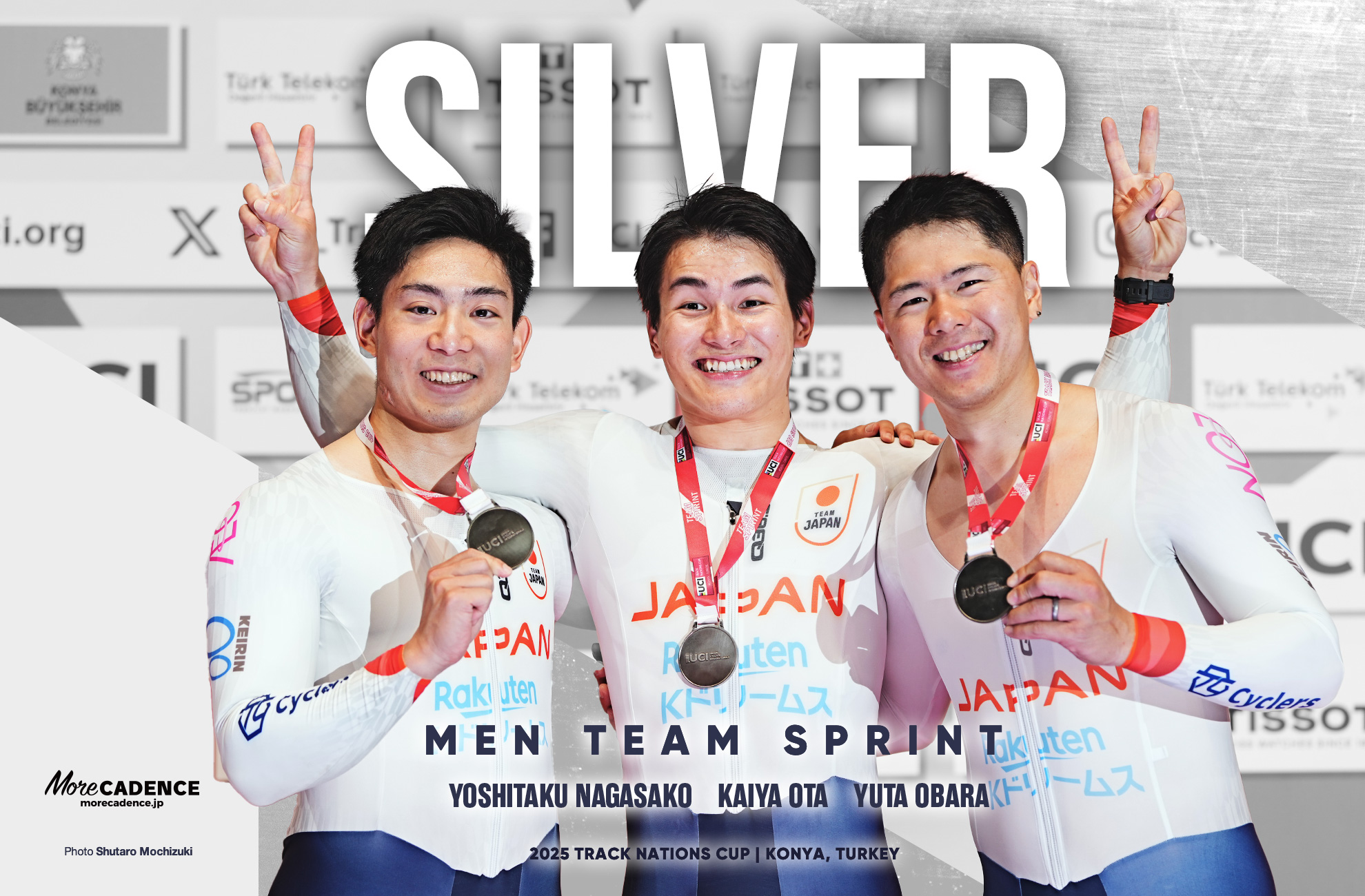 長迫吉拓, NAGASAKO Yoshitaku, 太田海也, OTA Kaiya, 小原佑太 ,Yuta Obara,JPN, 男子チームスプリント,MEN'S Team Sprint Qualification,2025トラックネーションズカップ トルコ・コンヤ, 2024 UCI TRACK NATIONS CUP Konya, TUR,