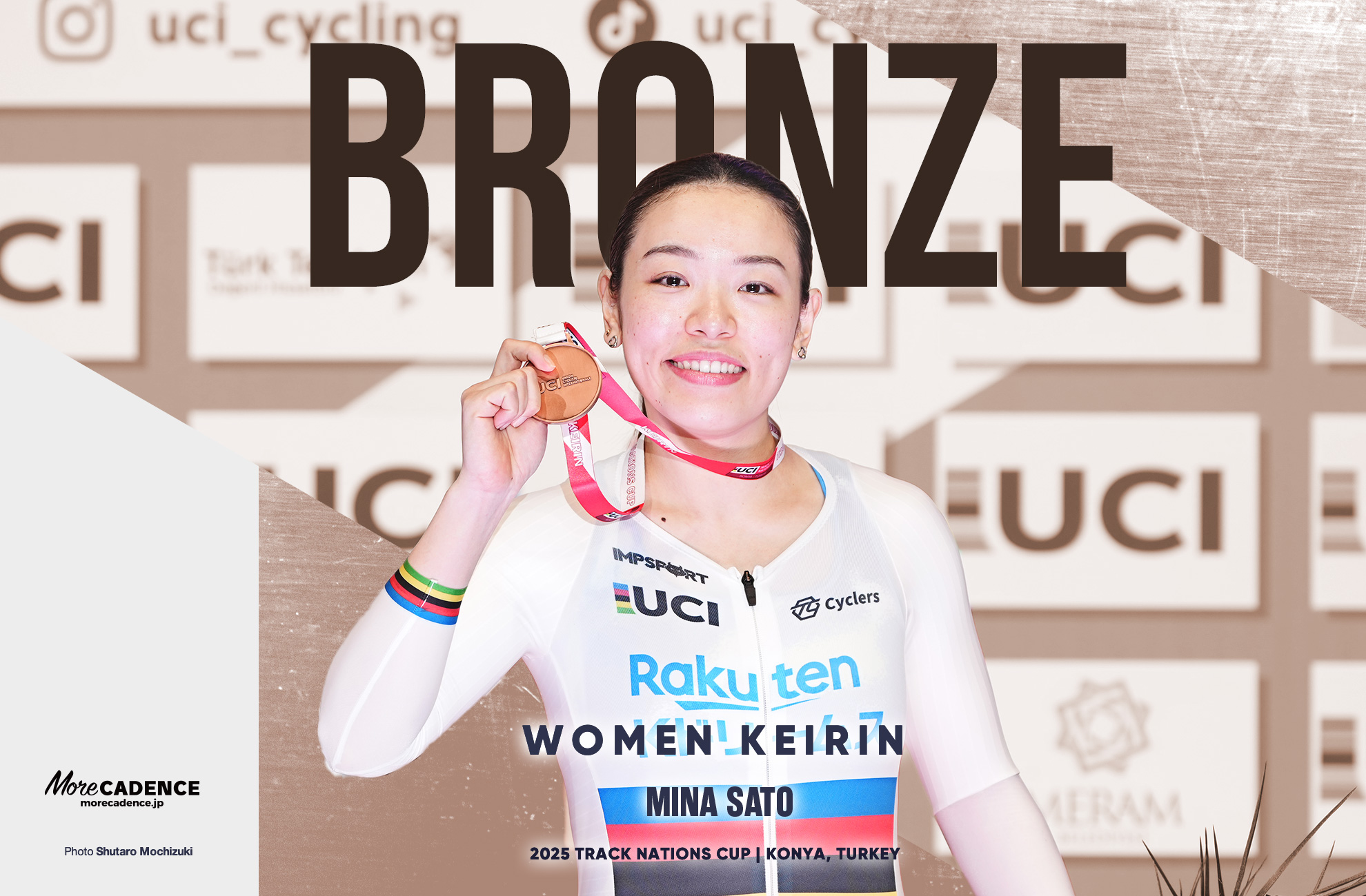 佐藤水菜, SATO MINA, 女子ケイリン , Women’s Keirin,2025トラックネーションズカップ トルコ・コンヤ, 2024 UCI TRACK NATIONS CUP Konya, TUR,