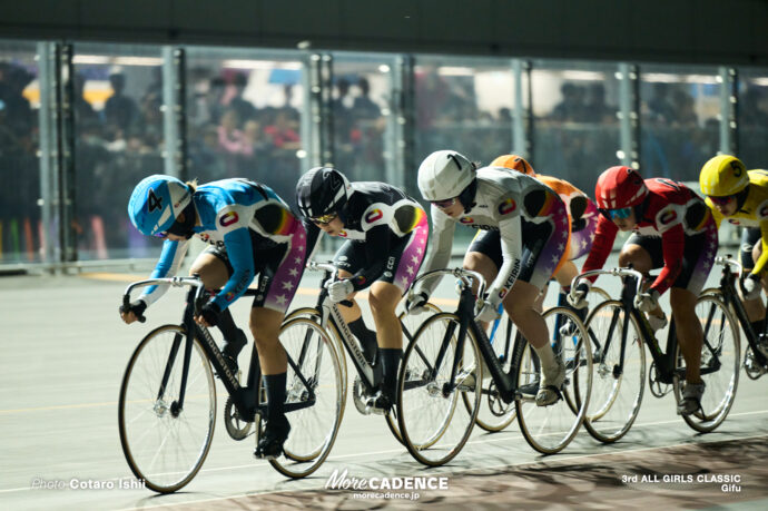 児玉碧衣, 梅川風子, 小林莉子, 佐藤水菜, 細田愛未, 柳原真緒, 石井貴子, オールガールズクラシック（G1）, 決勝, 岐阜競輪場