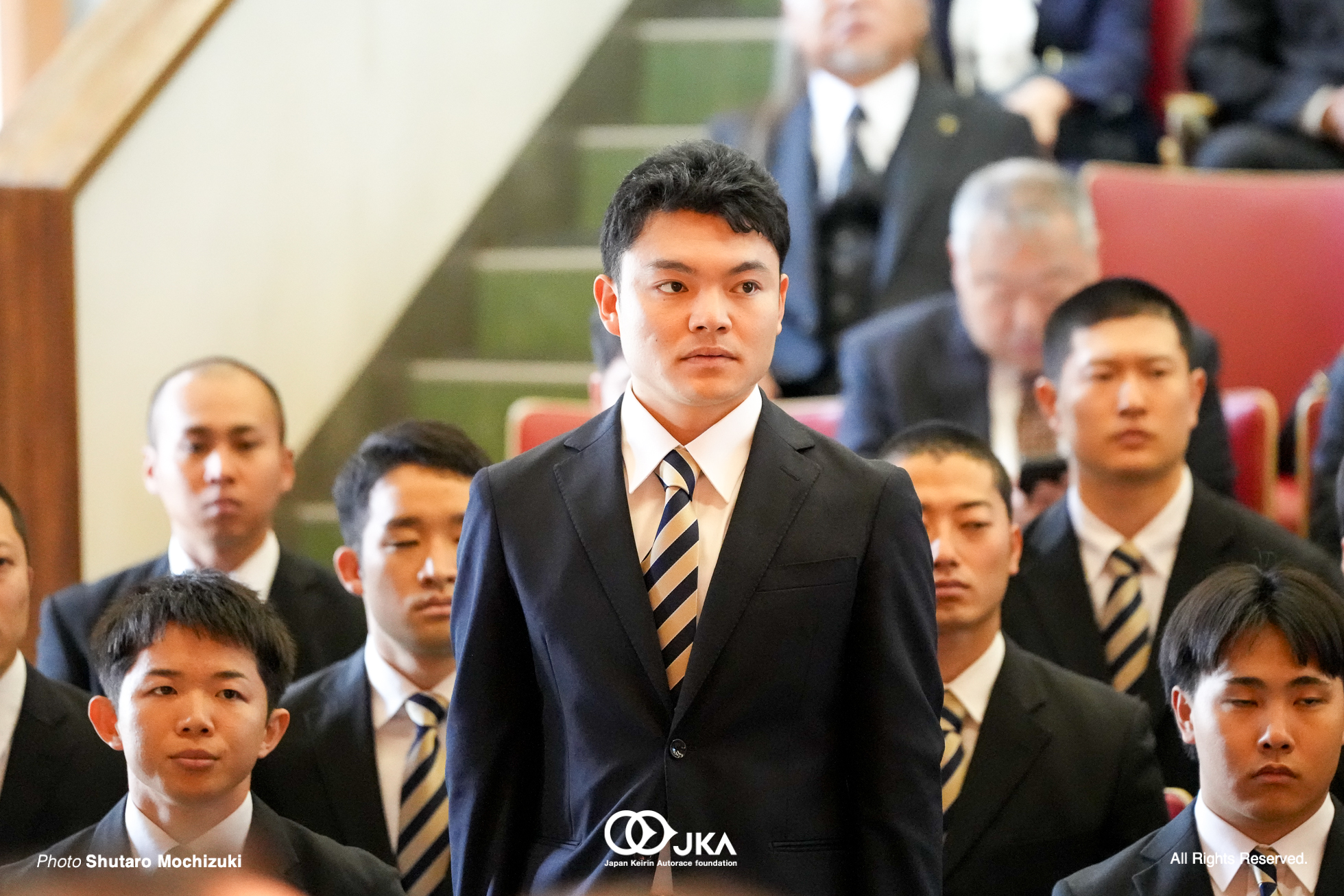 鶴健志, 日本競輪選手養成所 第129・130回候補生入所式