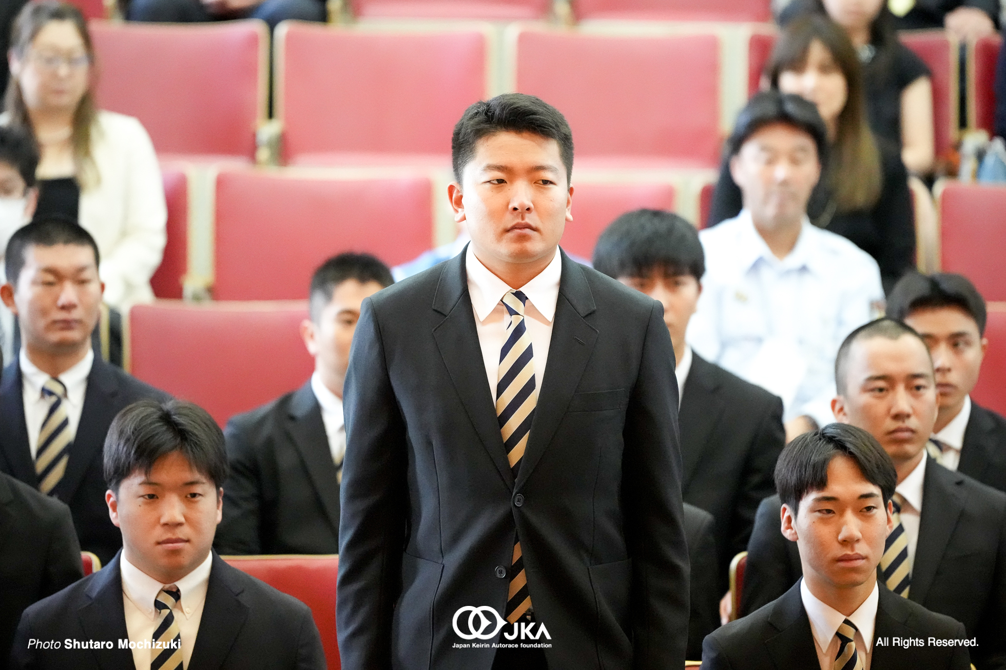 森下龍之介, 日本競輪選手養成所 第129・130回候補生入所式