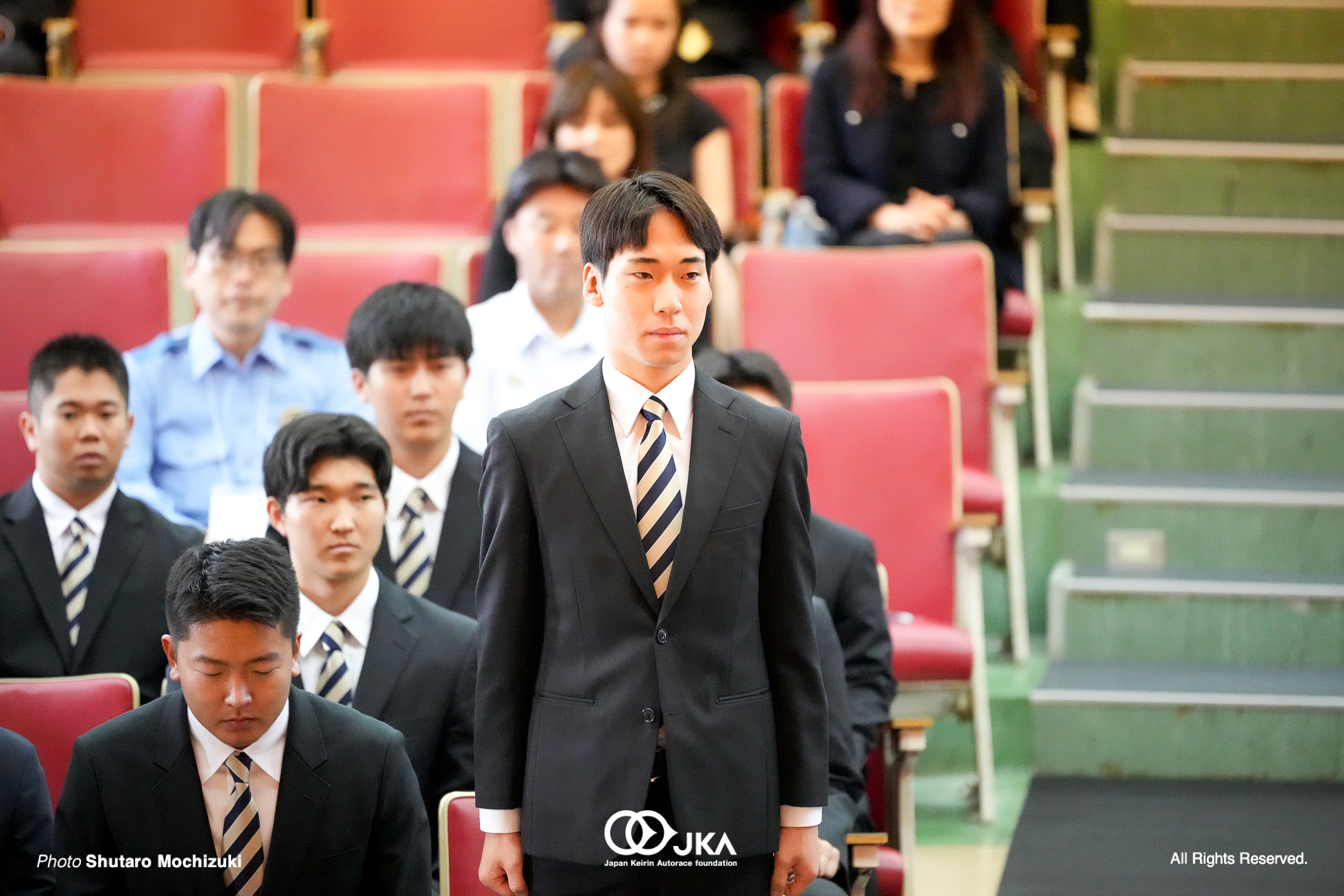 西澤優聖, 日本競輪選手養成所 第129・130回候補生入所式