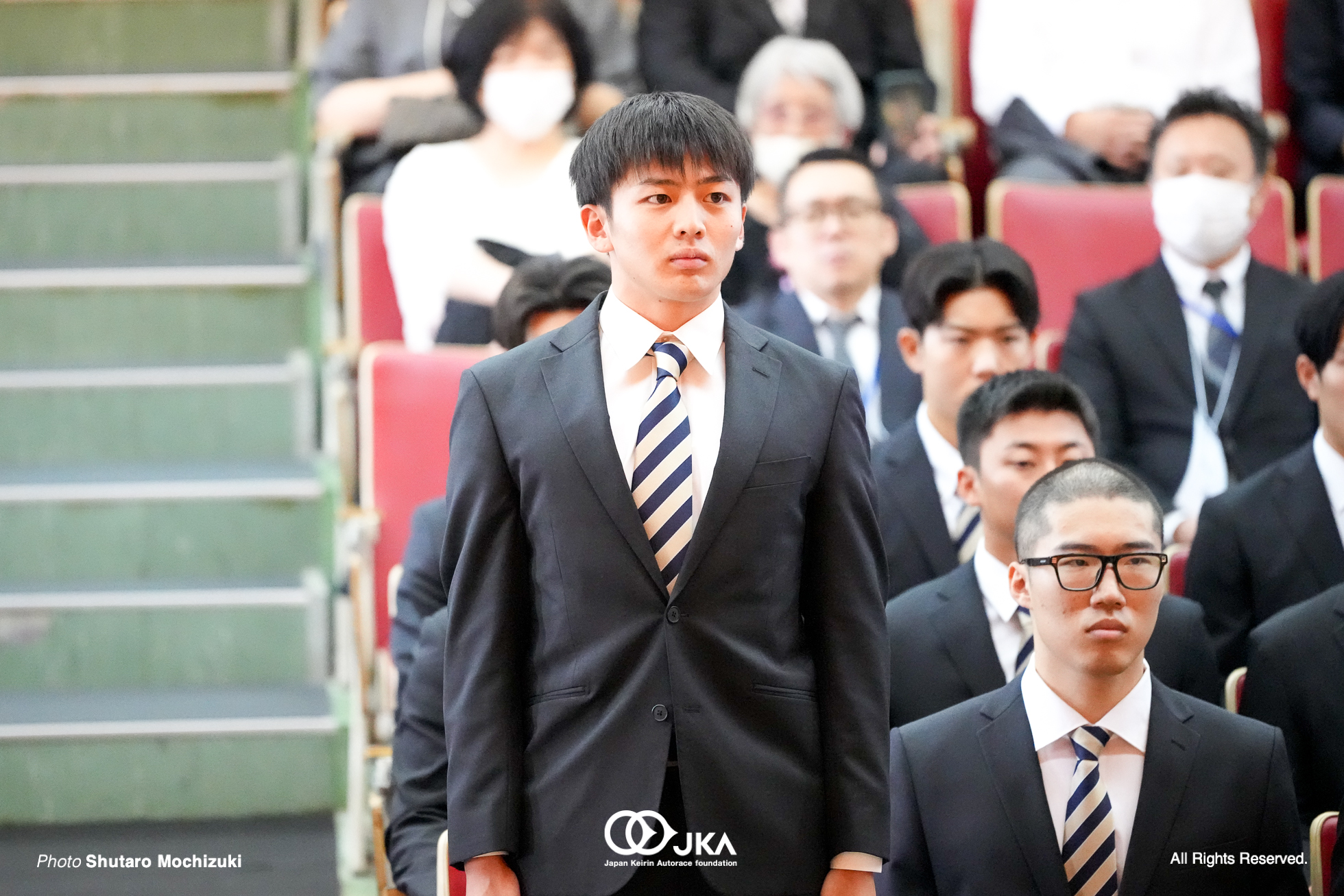 長川達哉, 日本競輪選手養成所 第129・130回候補生入所式
