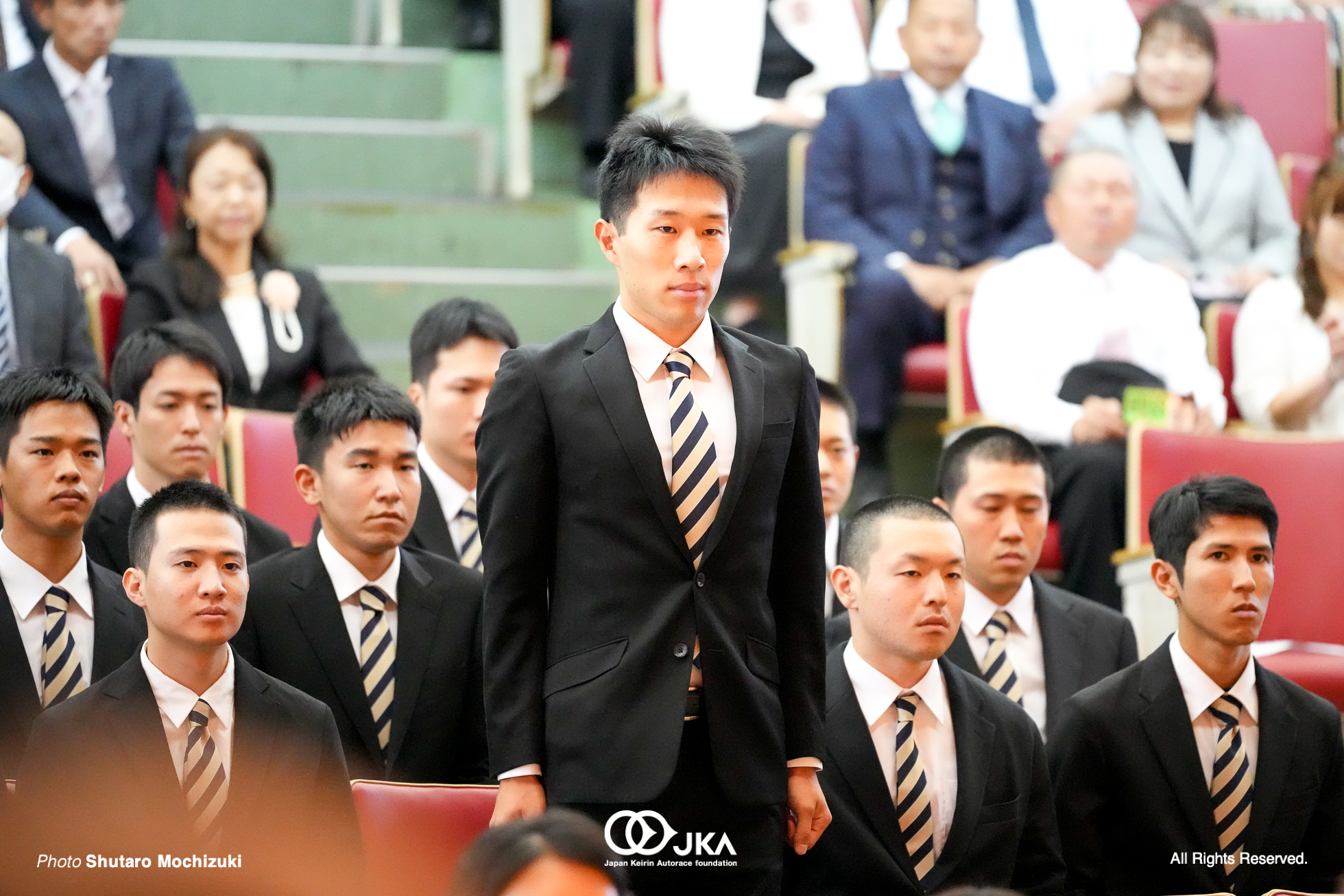 松田祥位, 日本競輪選手養成所 第129・130回候補生入所式