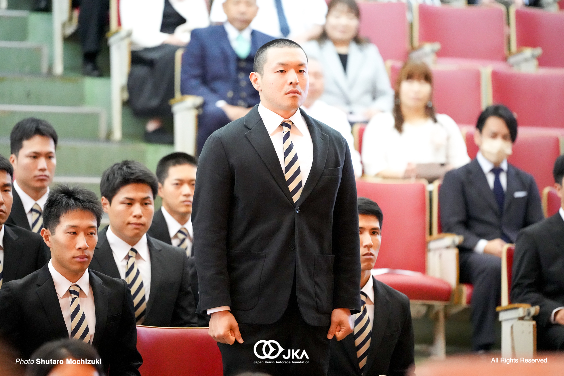 西原裕太郎, 日本競輪選手養成所 第129・130回候補生入所式