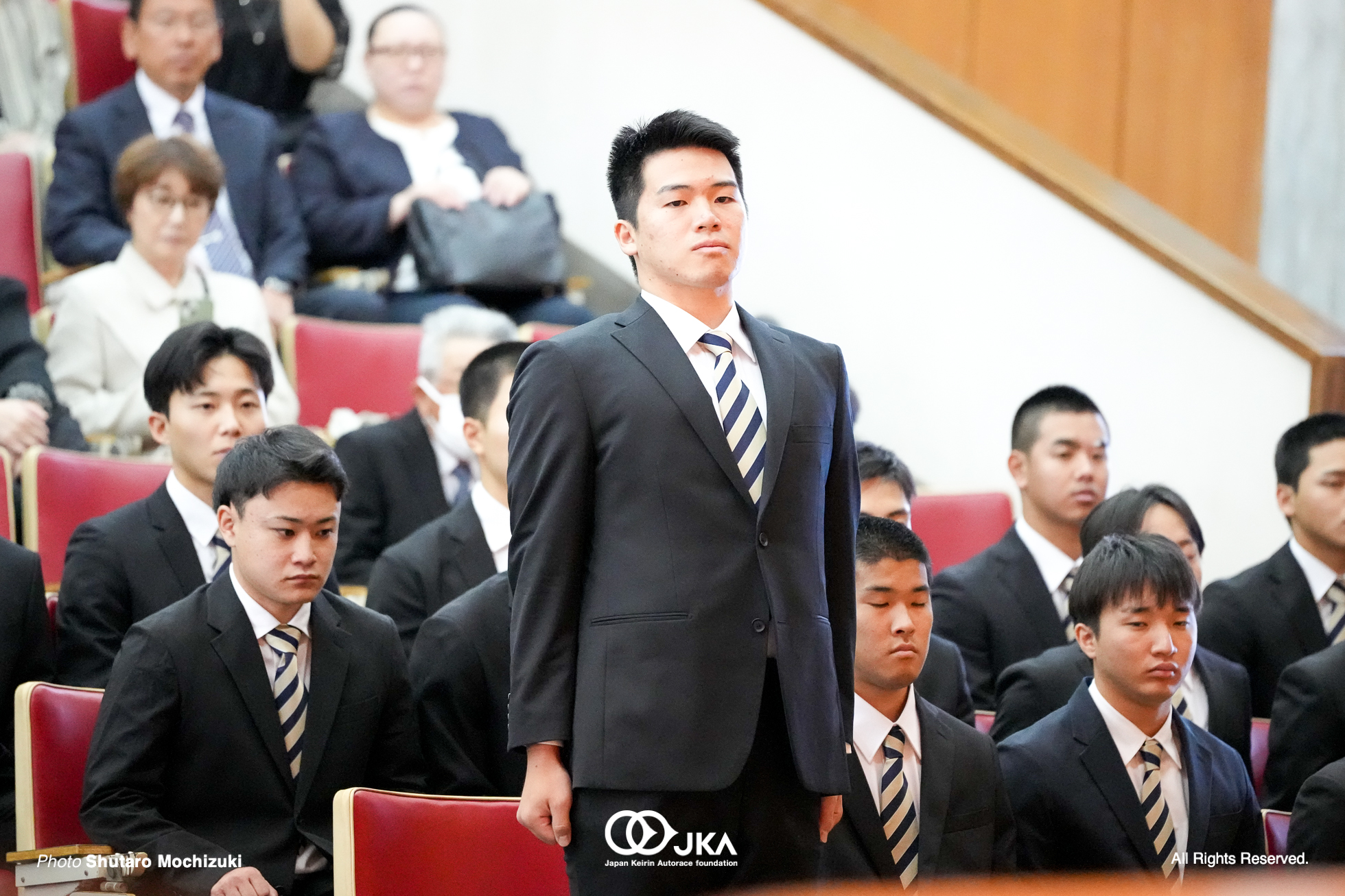 冨倉巧, 日本競輪選手養成所 第129・130回候補生入所式