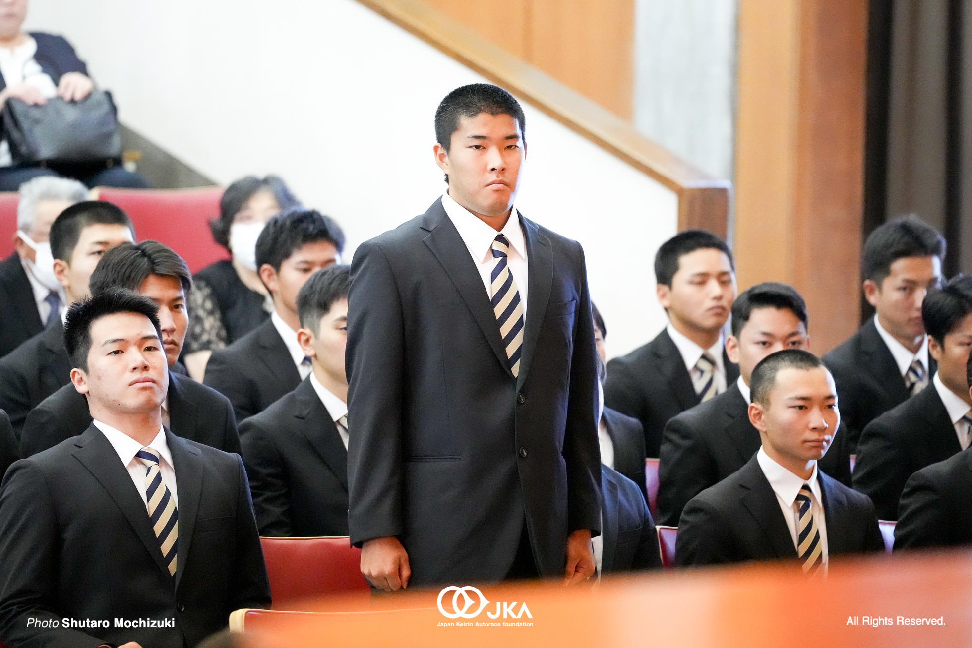 渡邊諒馬, 日本競輪選手養成所 第129・130回候補生入所式