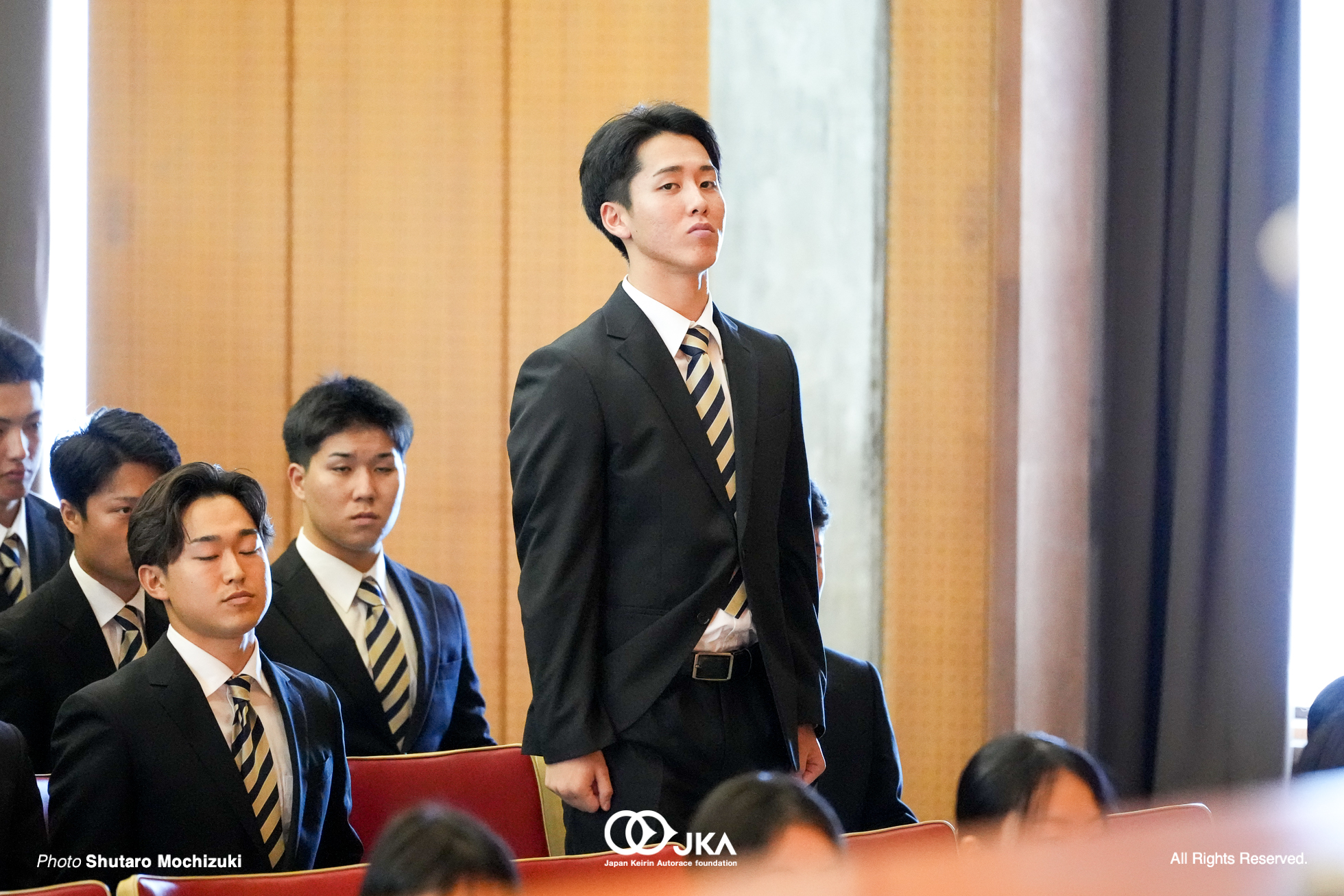 田沼龍弥, 日本競輪選手養成所 第129・130回候補生入所式