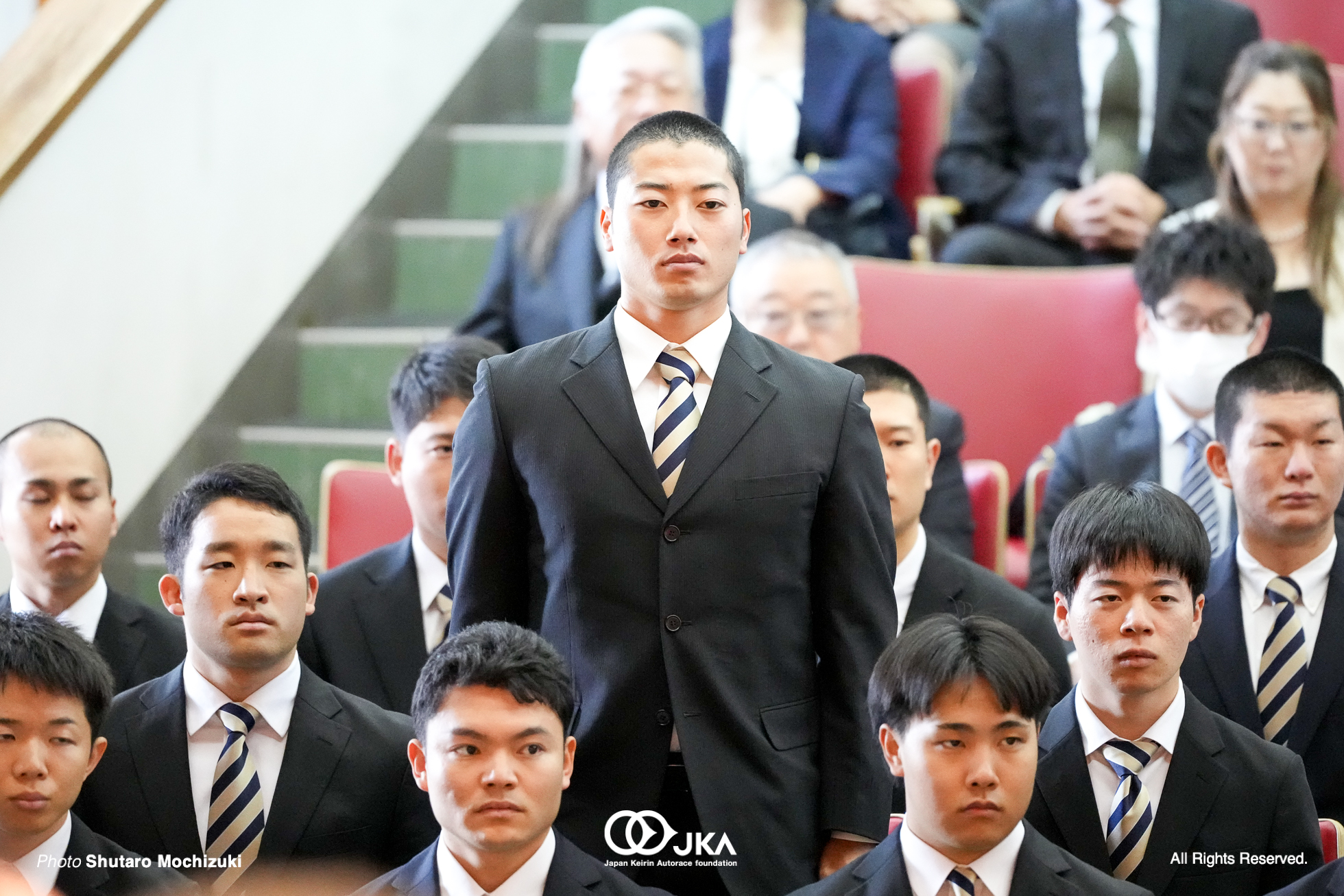 白濱蓮, 日本競輪選手養成所 第129・130回候補生入所式