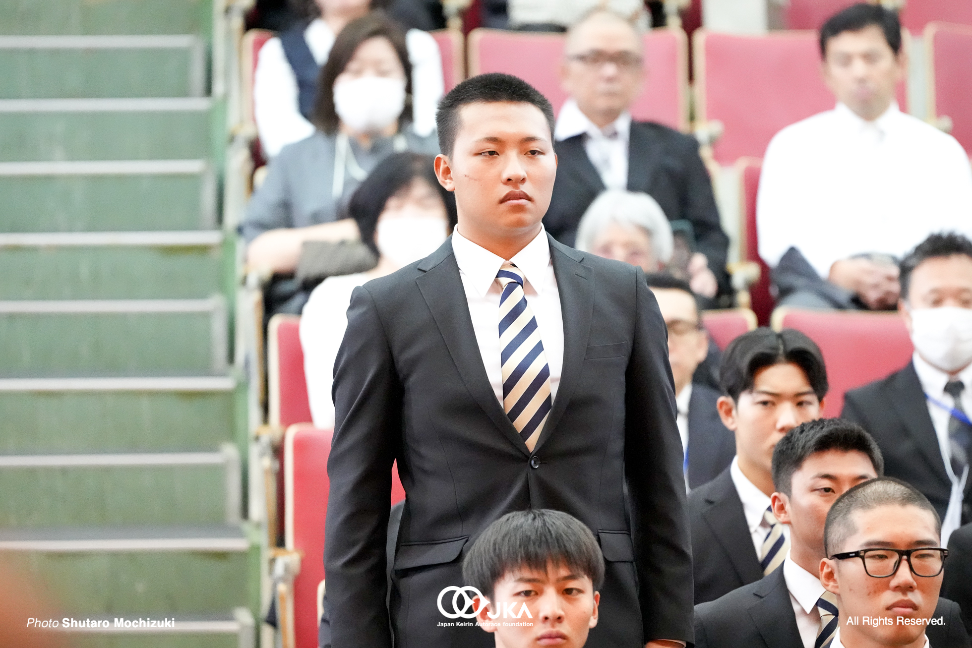 横溝貫太, 日本競輪選手養成所 第129・130回候補生入所式