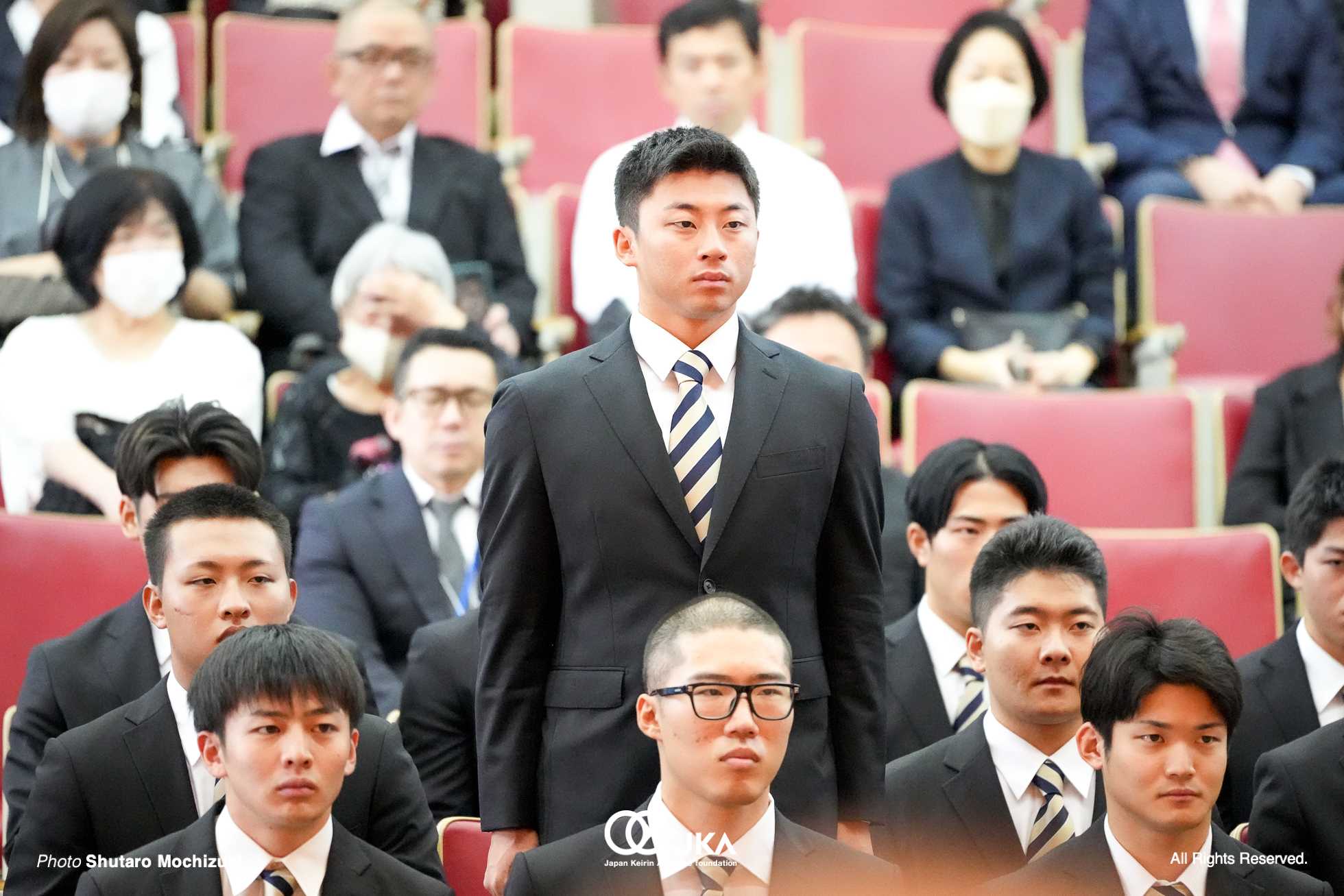 横溝貫太, 日本競輪選手養成所 第129・130回候補生入所式