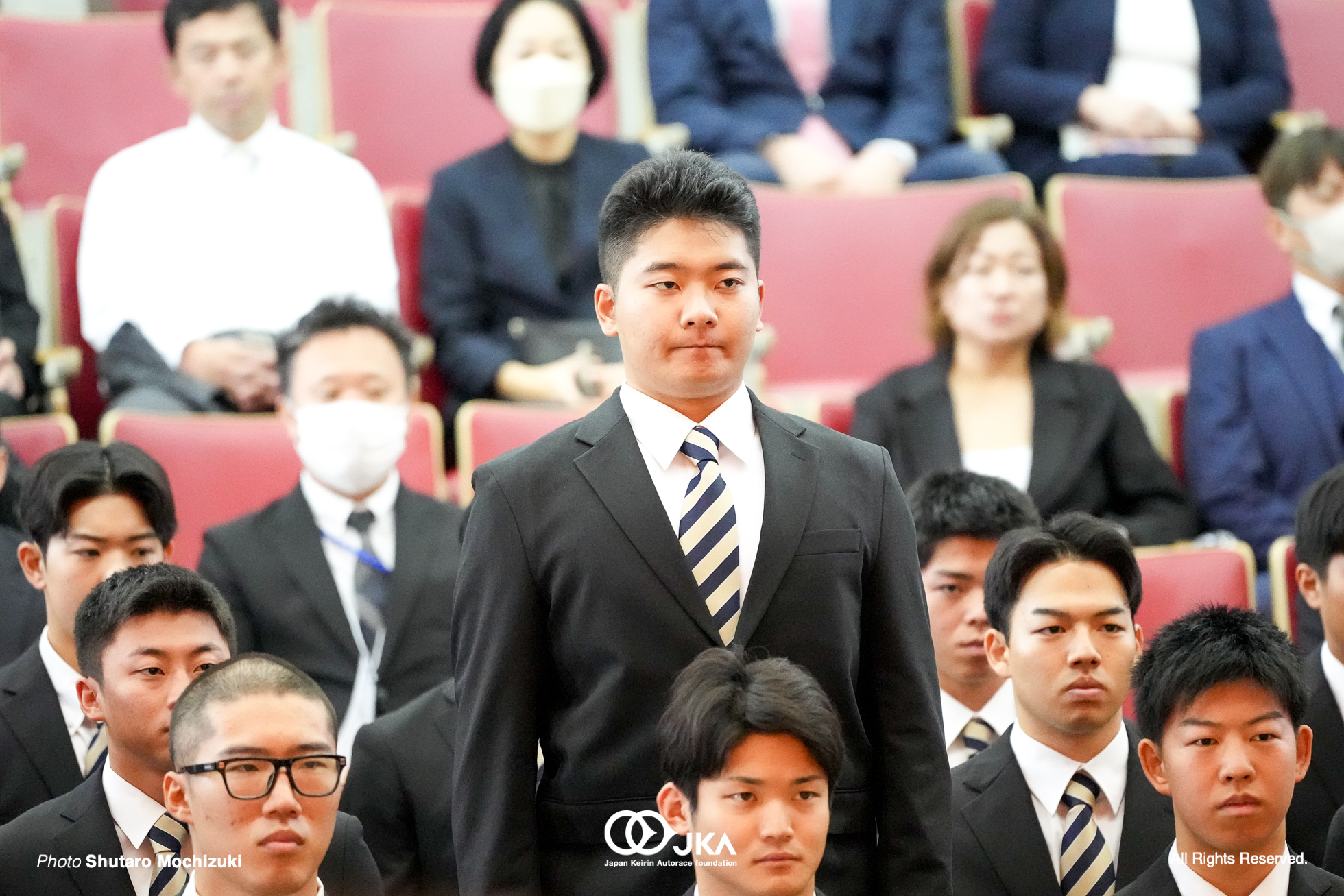 鈴木那樹,日本競輪選手養成所 第129・130回候補生入所式
