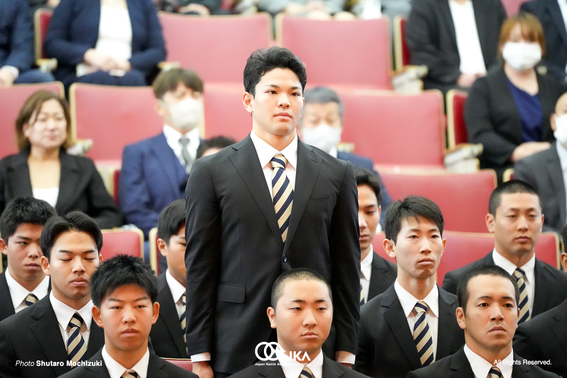 髙橋奏多, 日本競輪選手養成所 第129・130回候補生入所式