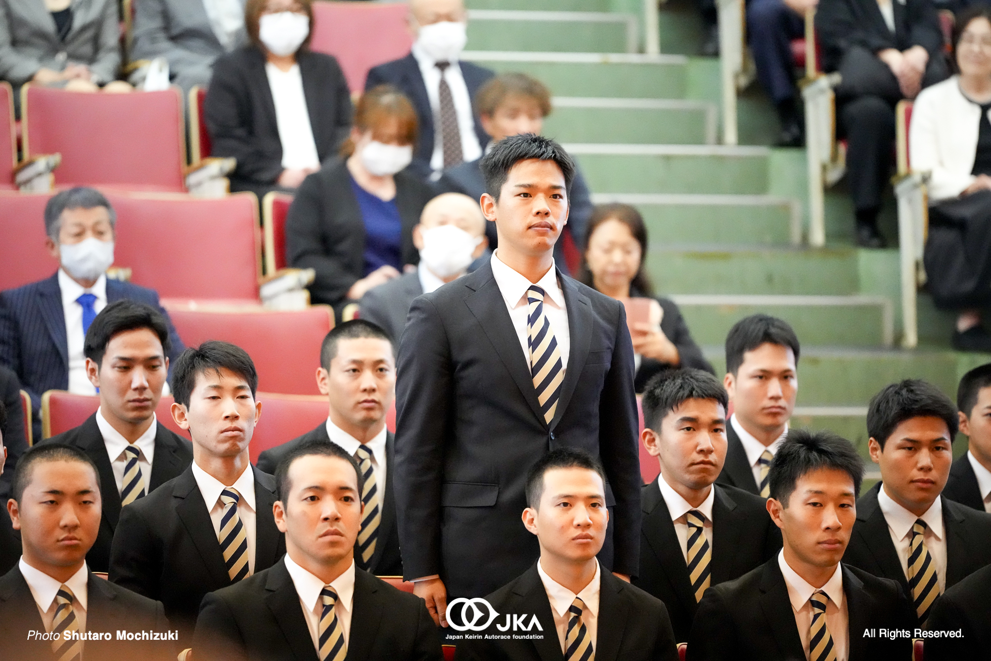 林欣司, 日本競輪選手養成所 第129・130回候補生入所式