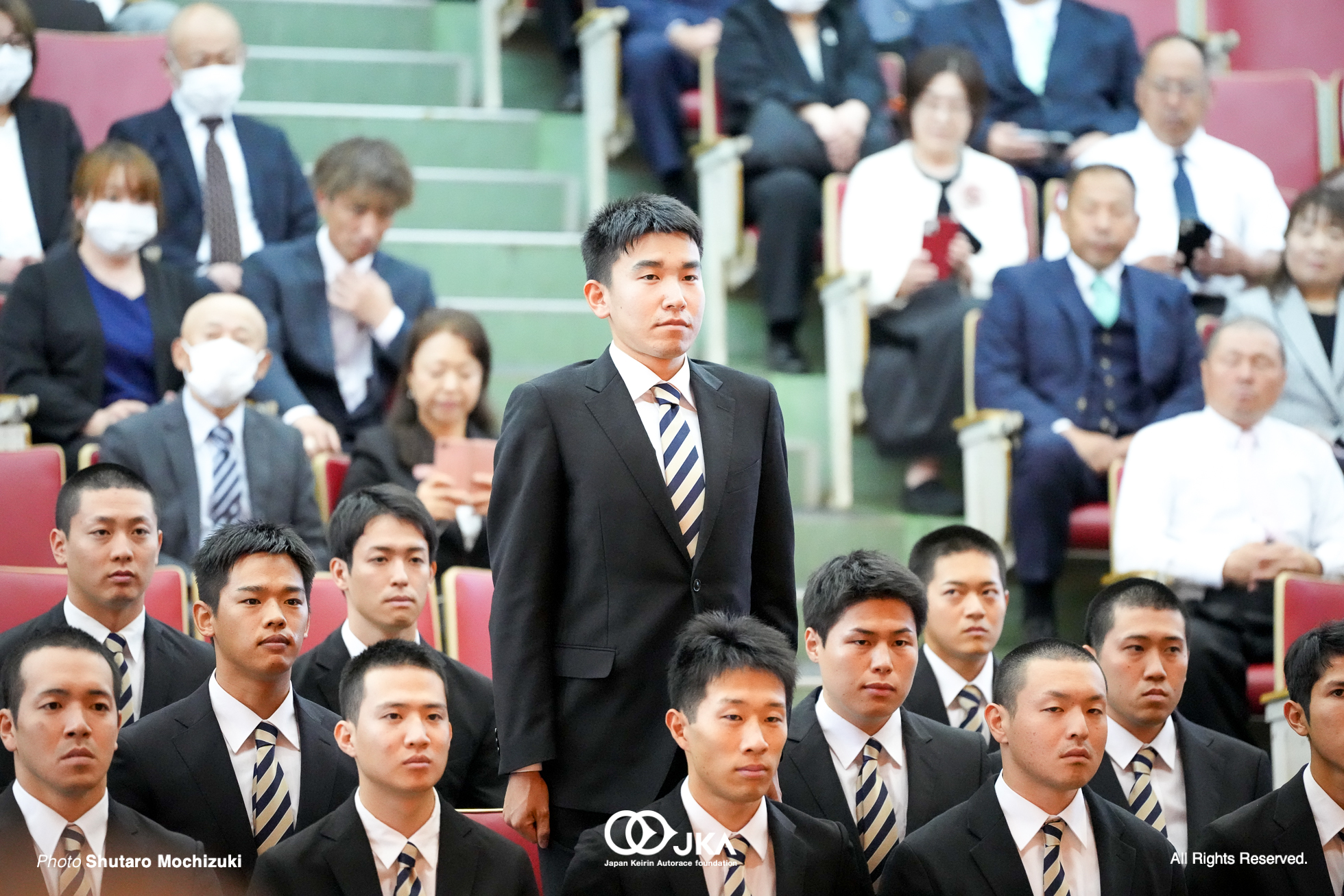 吉岡竜太, 日本競輪選手養成所 第129・130回候補生入所式