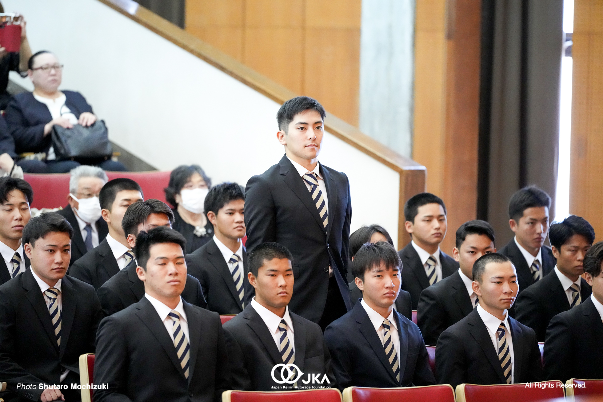 吉川敬介, 日本競輪選手養成所 第129・130回候補生入所式