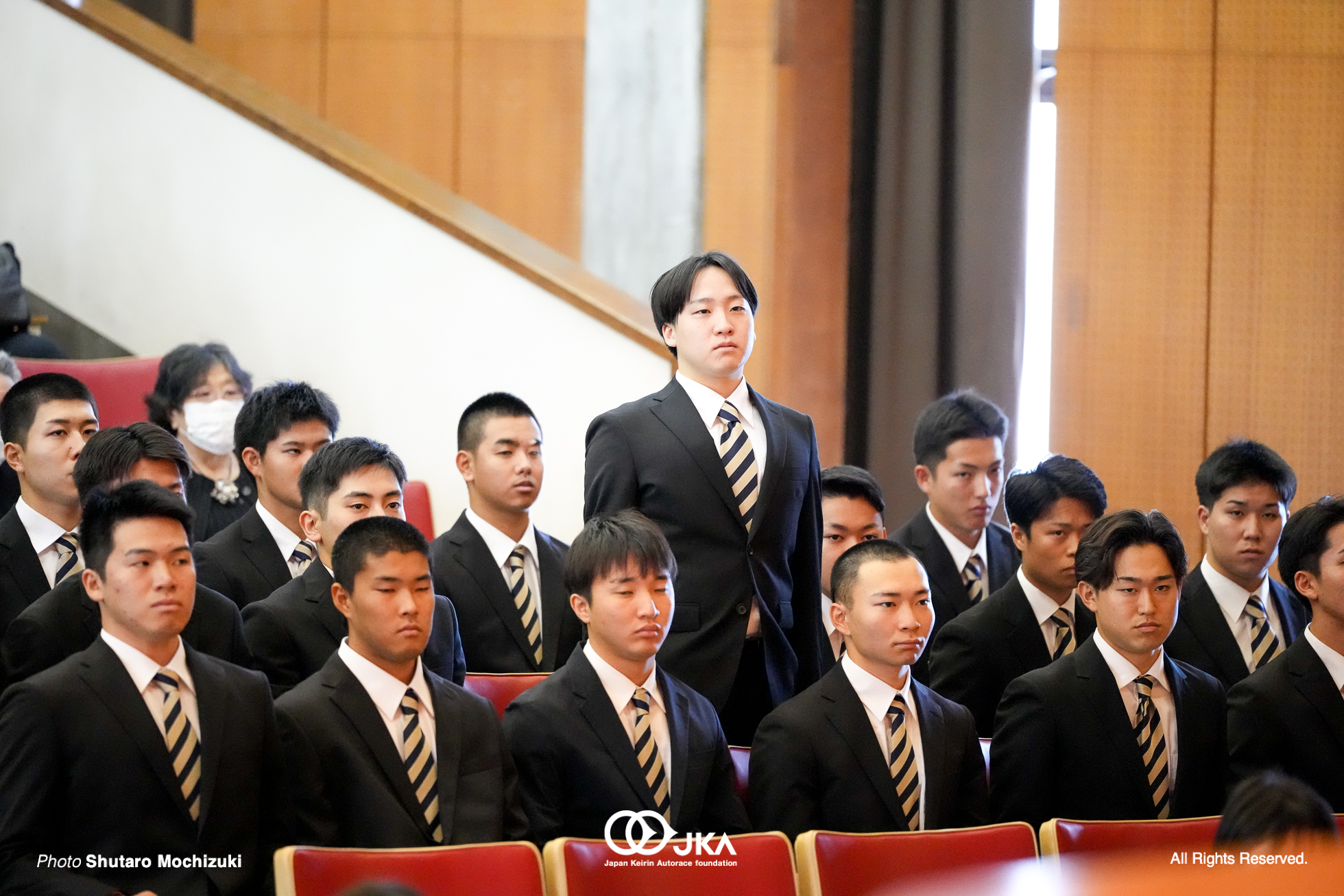 小川佑希也, 日本競輪選手養成所 第129・130回候補生入所式
