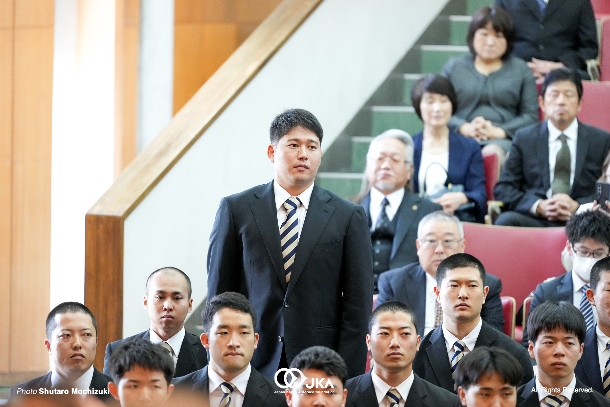 飯田怜治, 日本競輪選手養成所 第129・130回候補生入所式