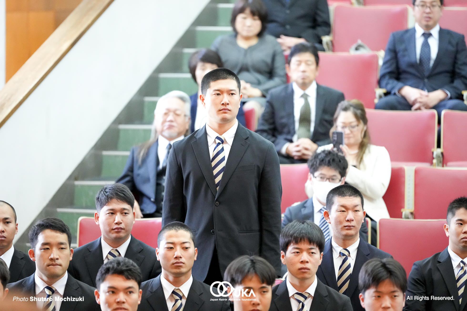 藤岡祐馬, 日本競輪選手養成所 第129・130回候補生入所式