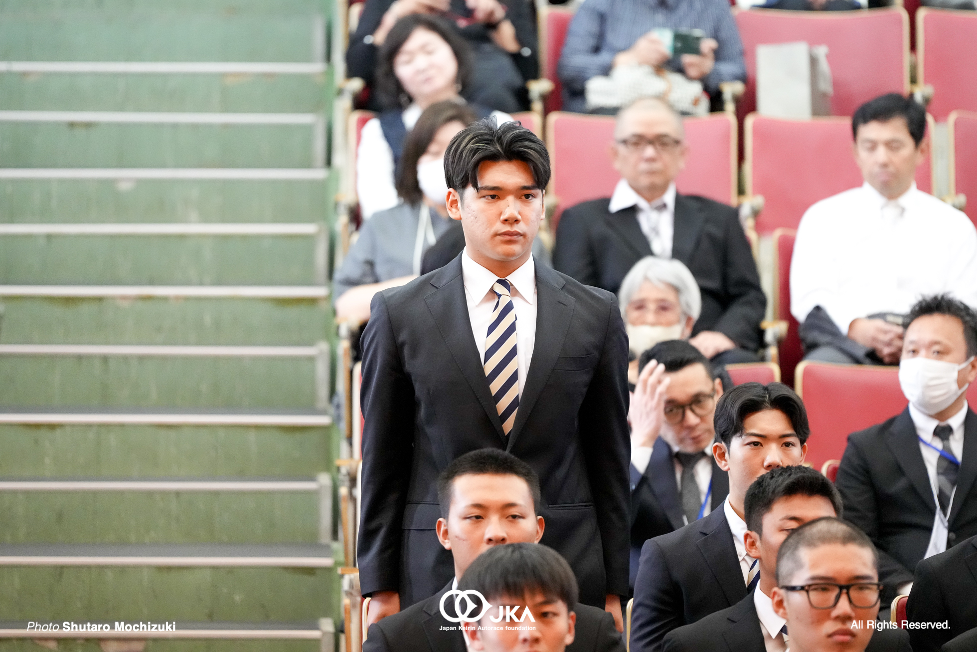 髙佐龍太郎, 日本競輪選手養成所 第129・130回候補生入所式
