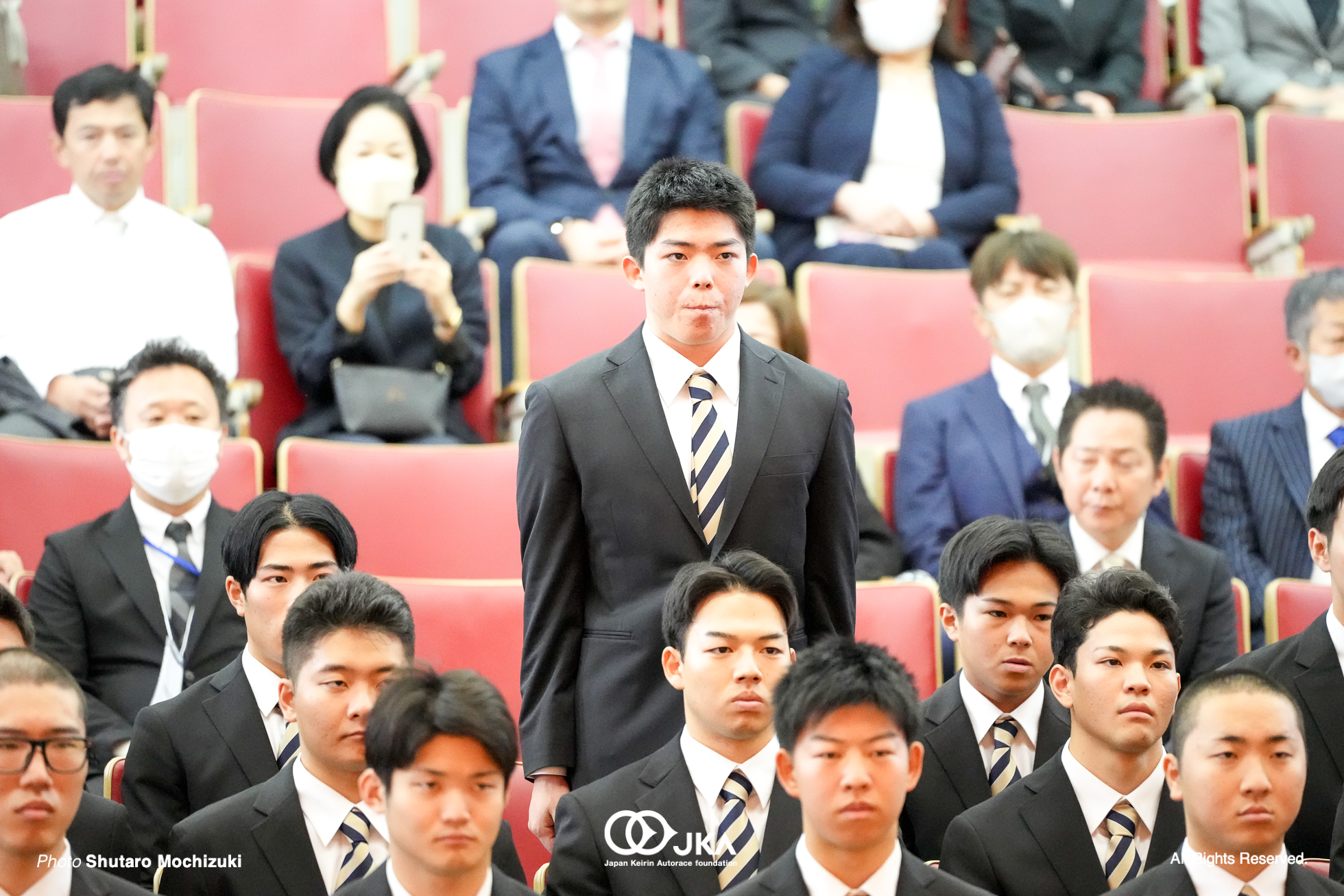 久保田智之, 日本競輪選手養成所 第129・130回候補生入所式