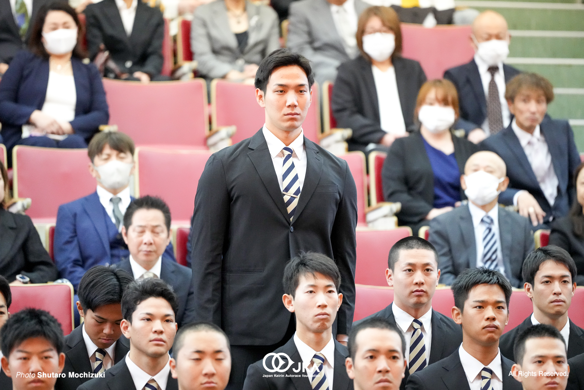 大村涼兼, 日本競輪選手養成所 第129・130回候補生入所式