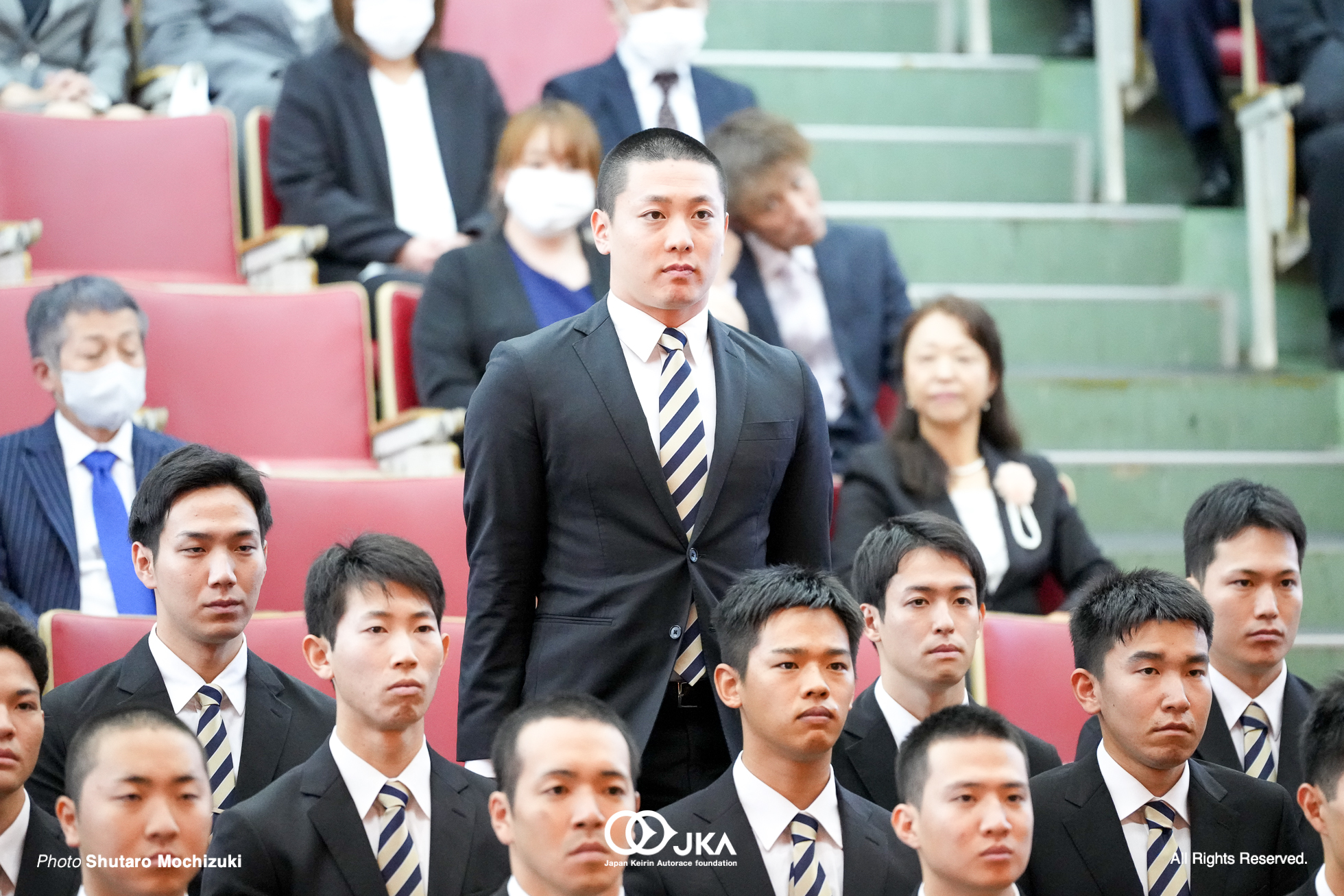 中西将太郎, 日本競輪選手養成所 第129・130回候補生入所式