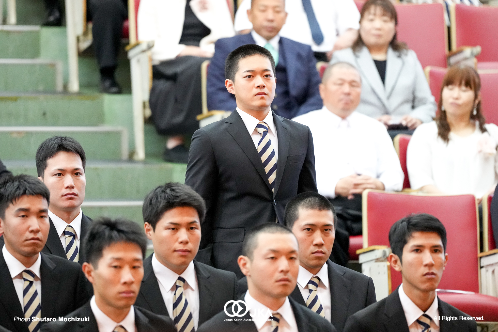 中野楚樂, 日本競輪選手養成所 第129・130回候補生入所式