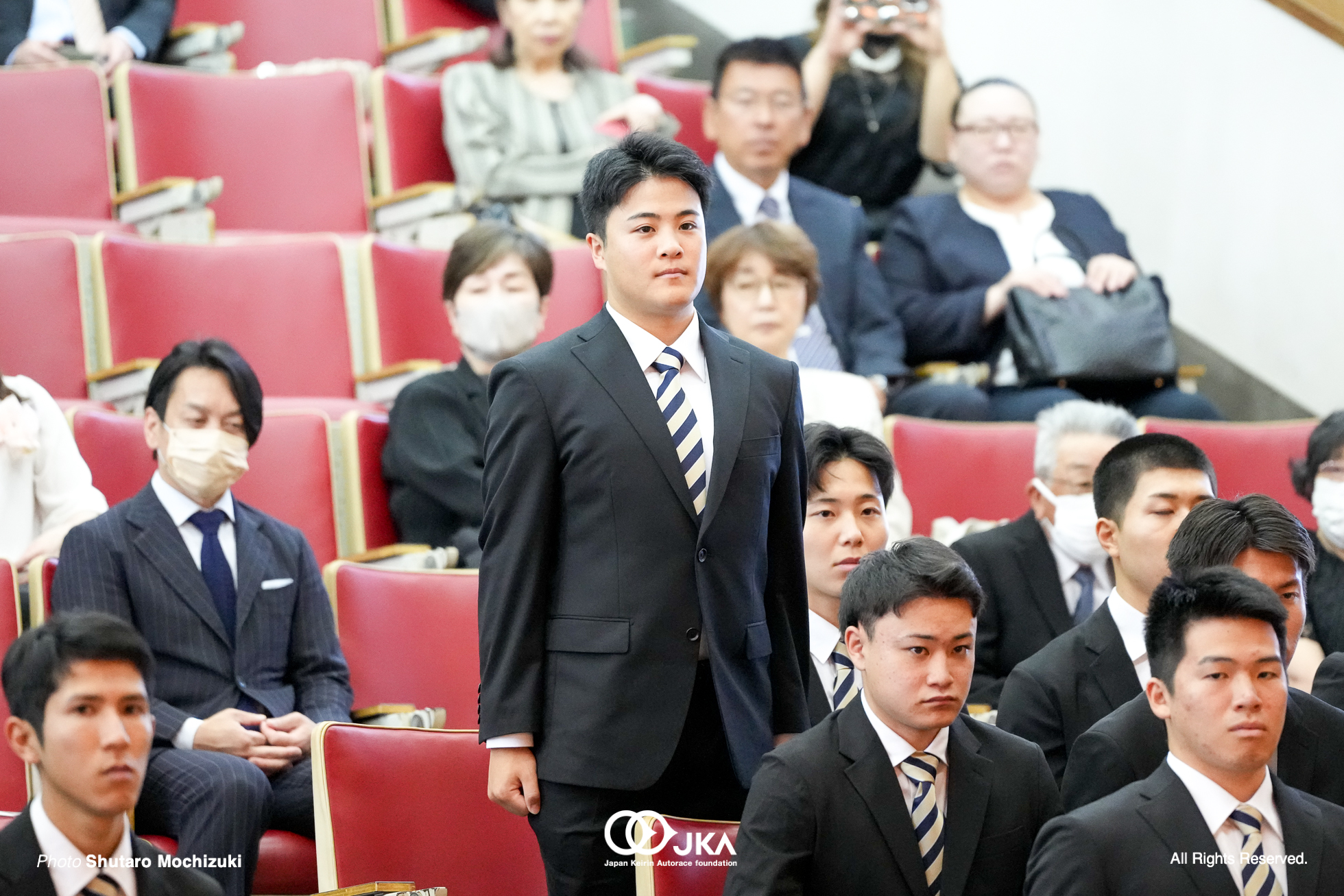 福地晶, 日本競輪選手養成所 第129・130回候補生入所式