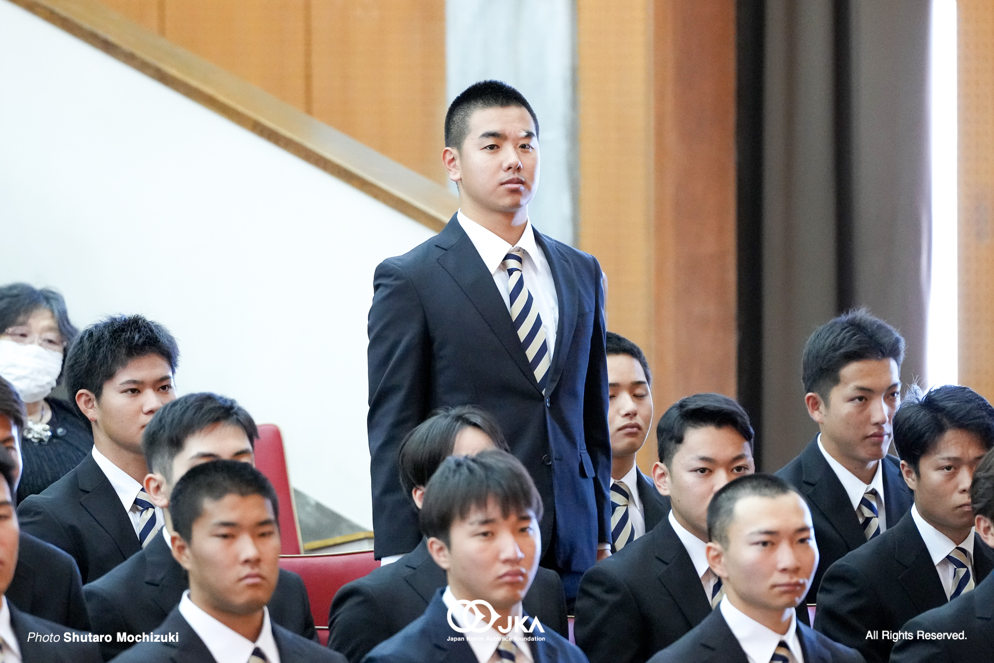 阿部凪汰, 日本競輪選手養成所 第129・130回候補生入所式