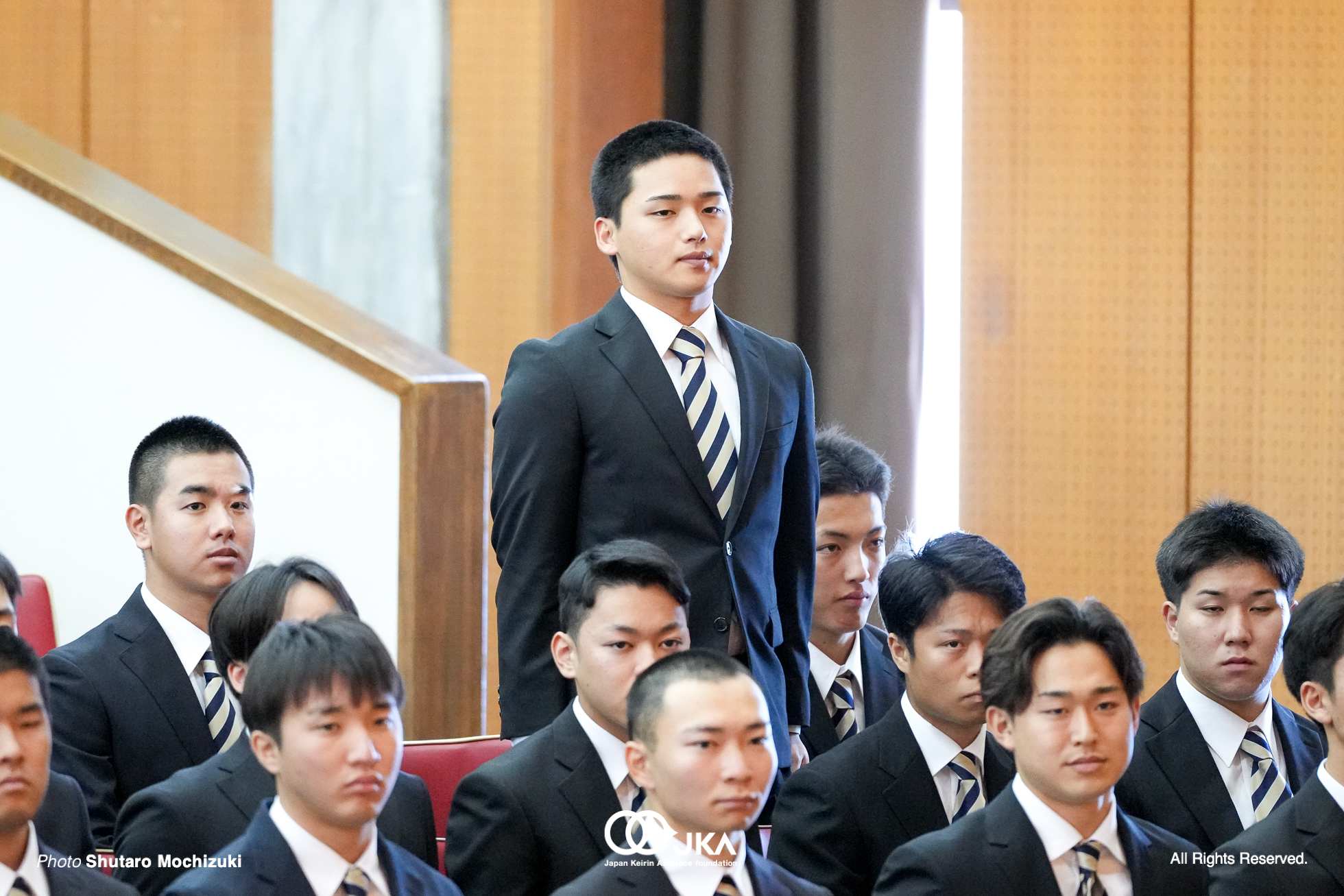 田中衛太, 日本競輪選手養成所 第129・130回候補生入所式