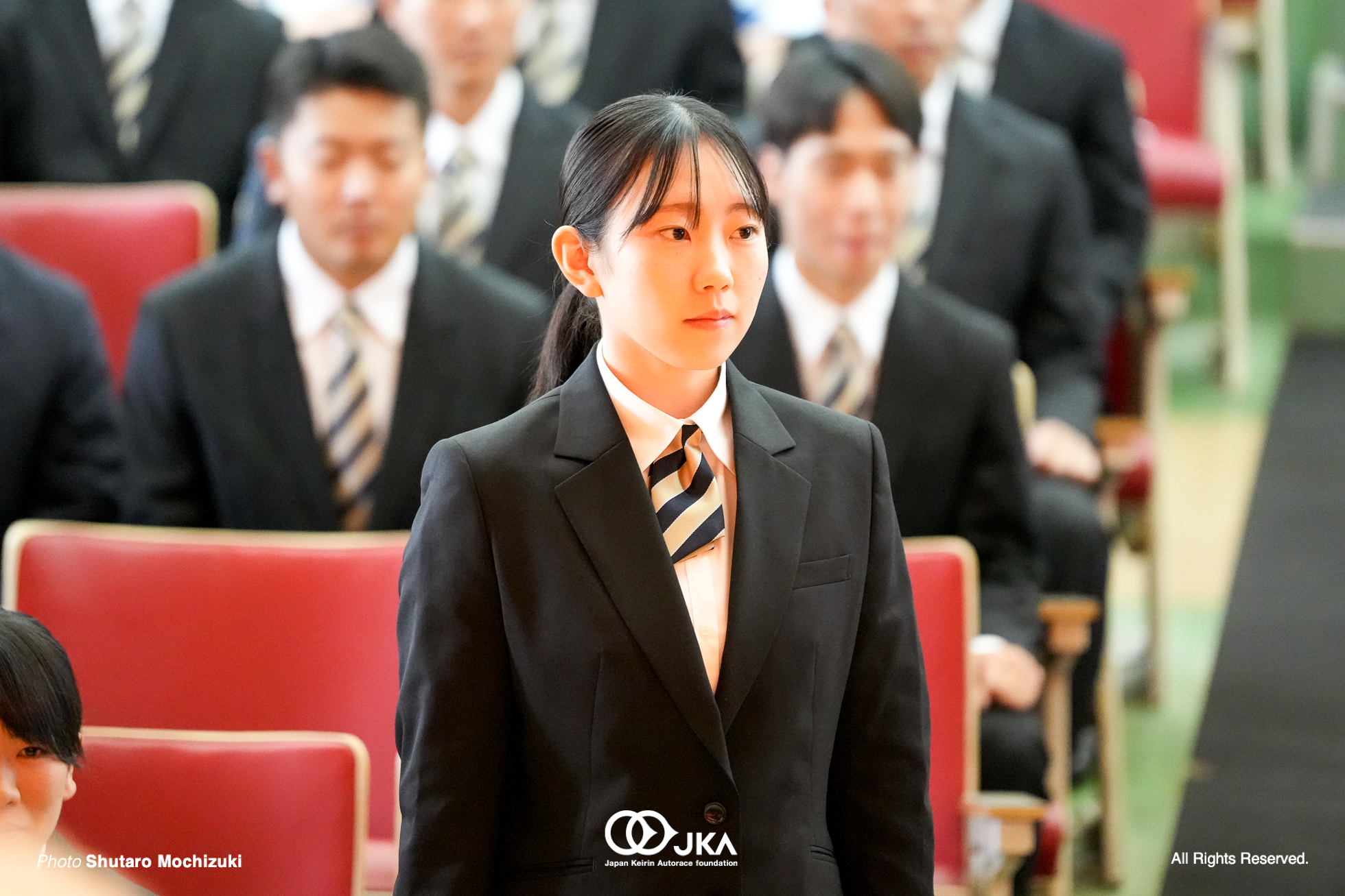 松下彩也香, 日本競輪選手養成所 第129・130回候補生入所式