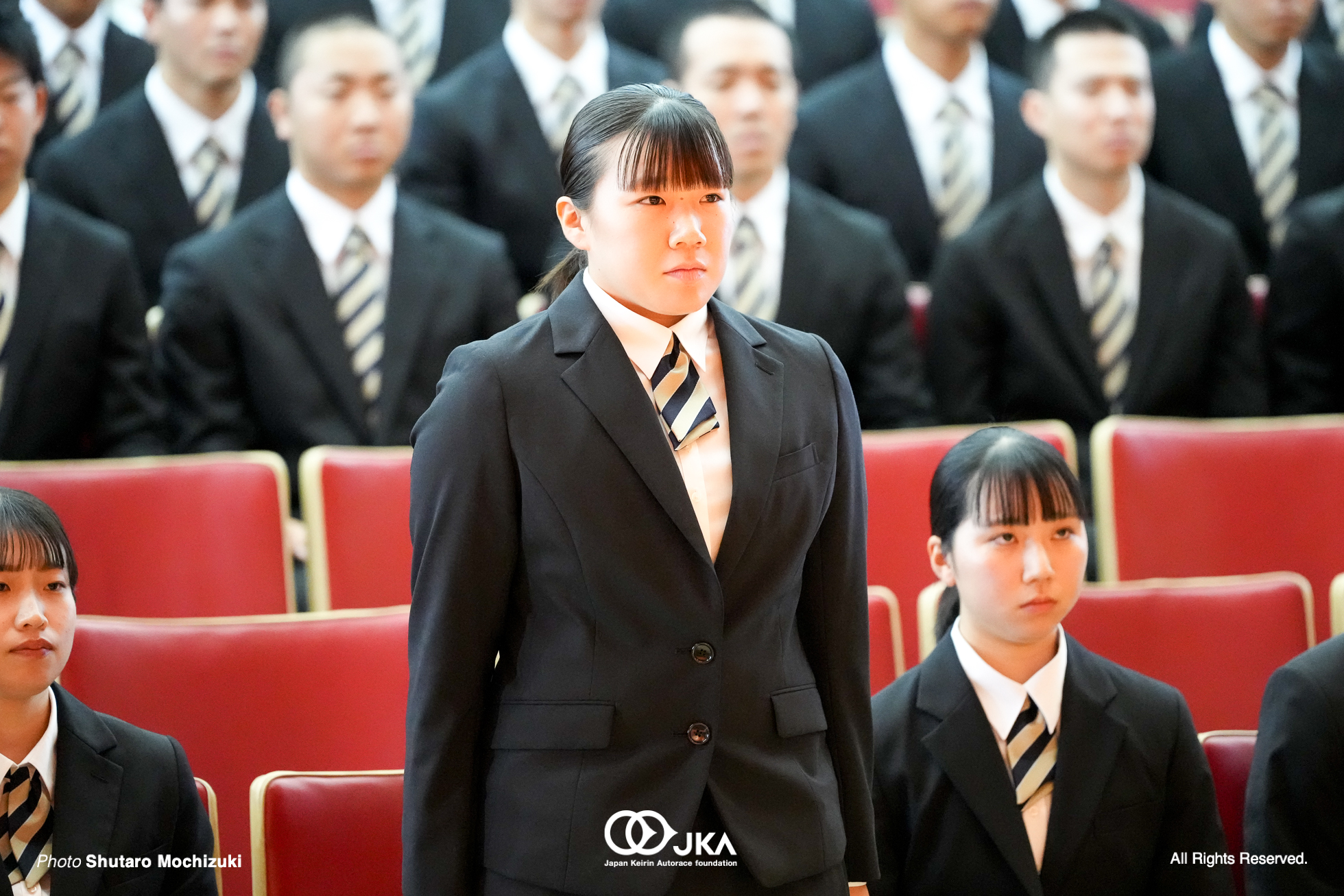 仲井リコ, 日本競輪選手養成所 第129・130回候補生入所式