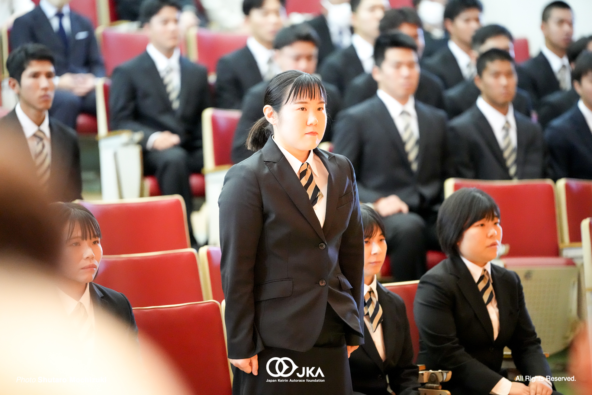 鈴木媛子, 日本競輪選手養成所 第129・130回候補生入所式