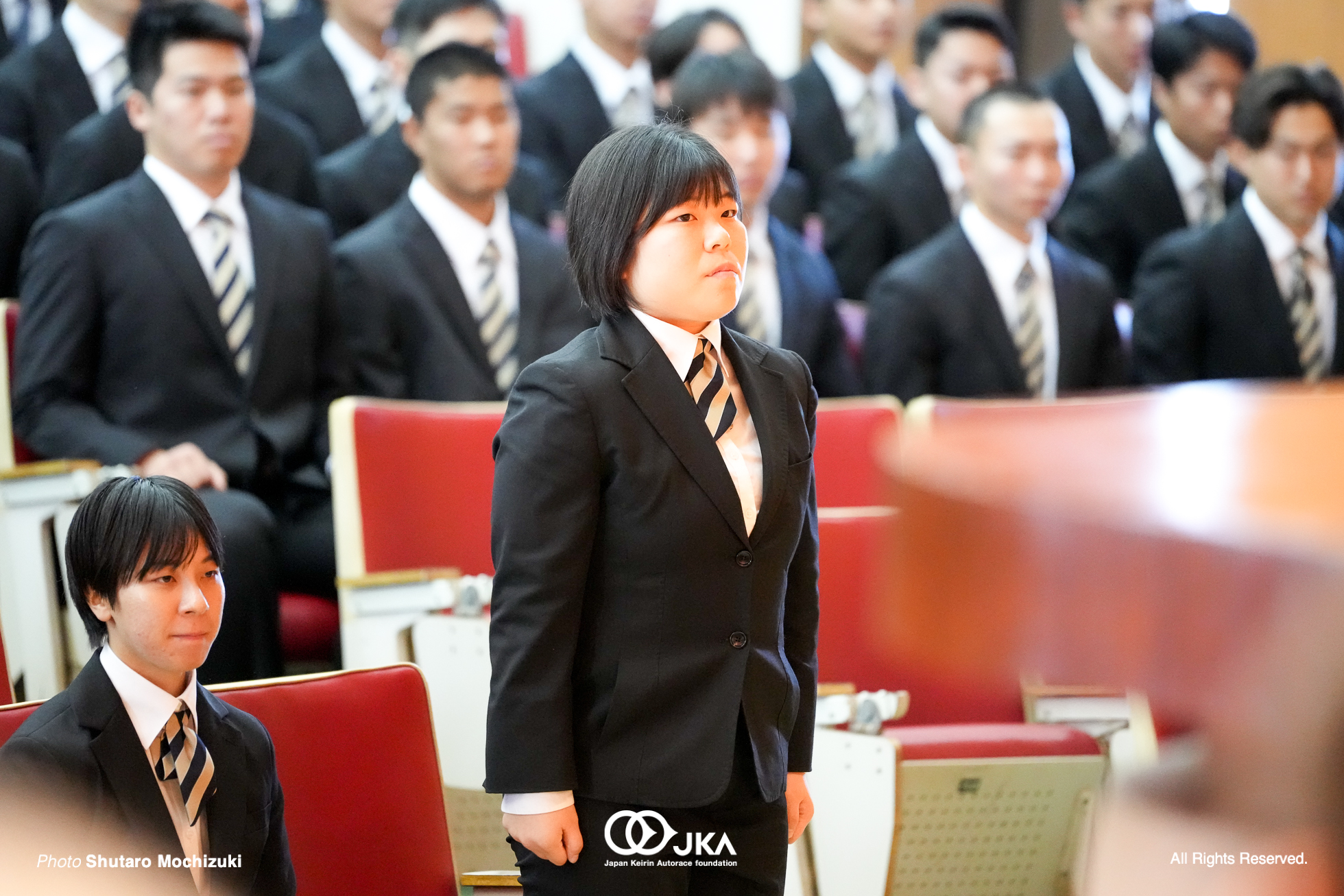 清水美海, 日本競輪選手養成所 第129・130回候補生入所式