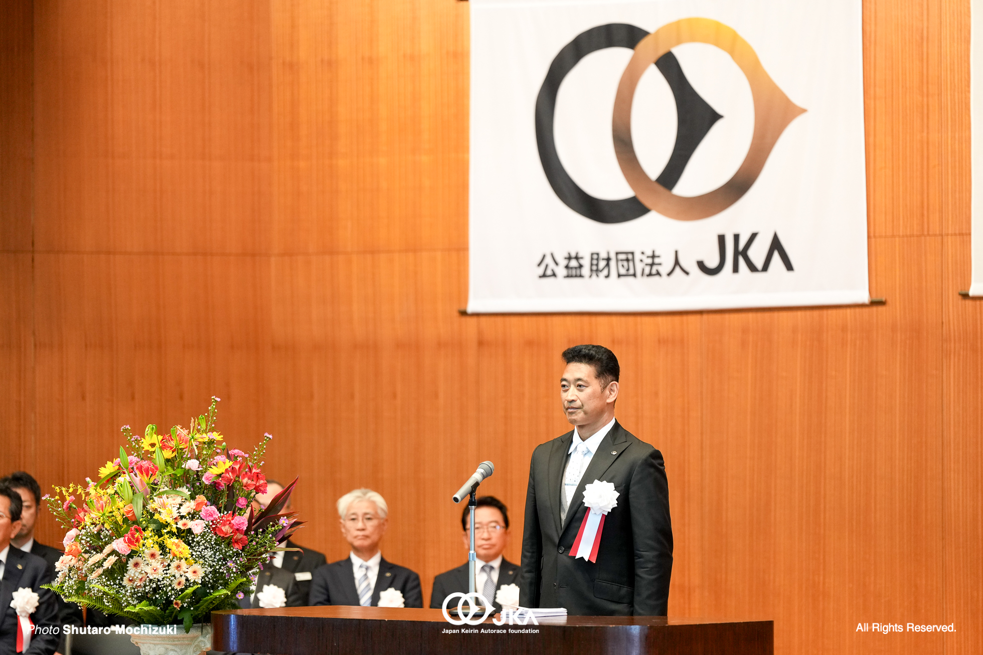 神山雄一郎, 日本競輪選手養成所 第129・130回候補生入所式