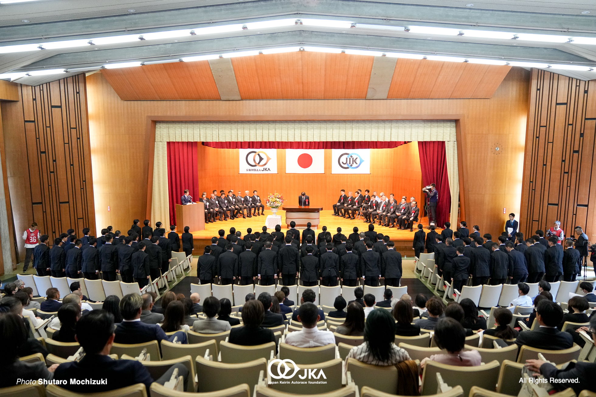 日本競輪選手養成所 第129・130回候補生入所式