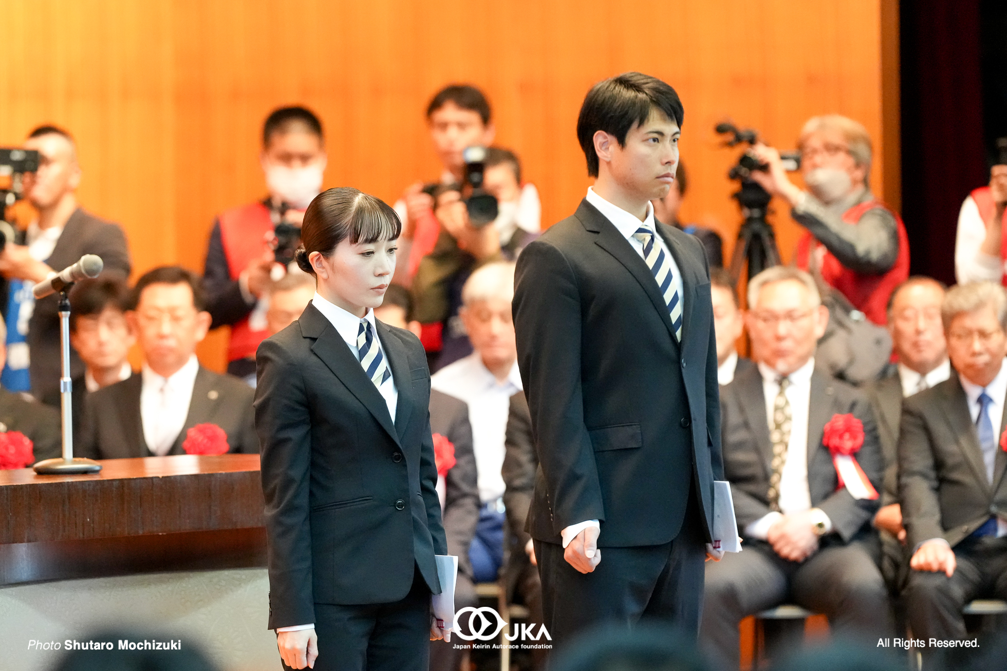 日本競輪選手養成所 第129・130回候補生入所式